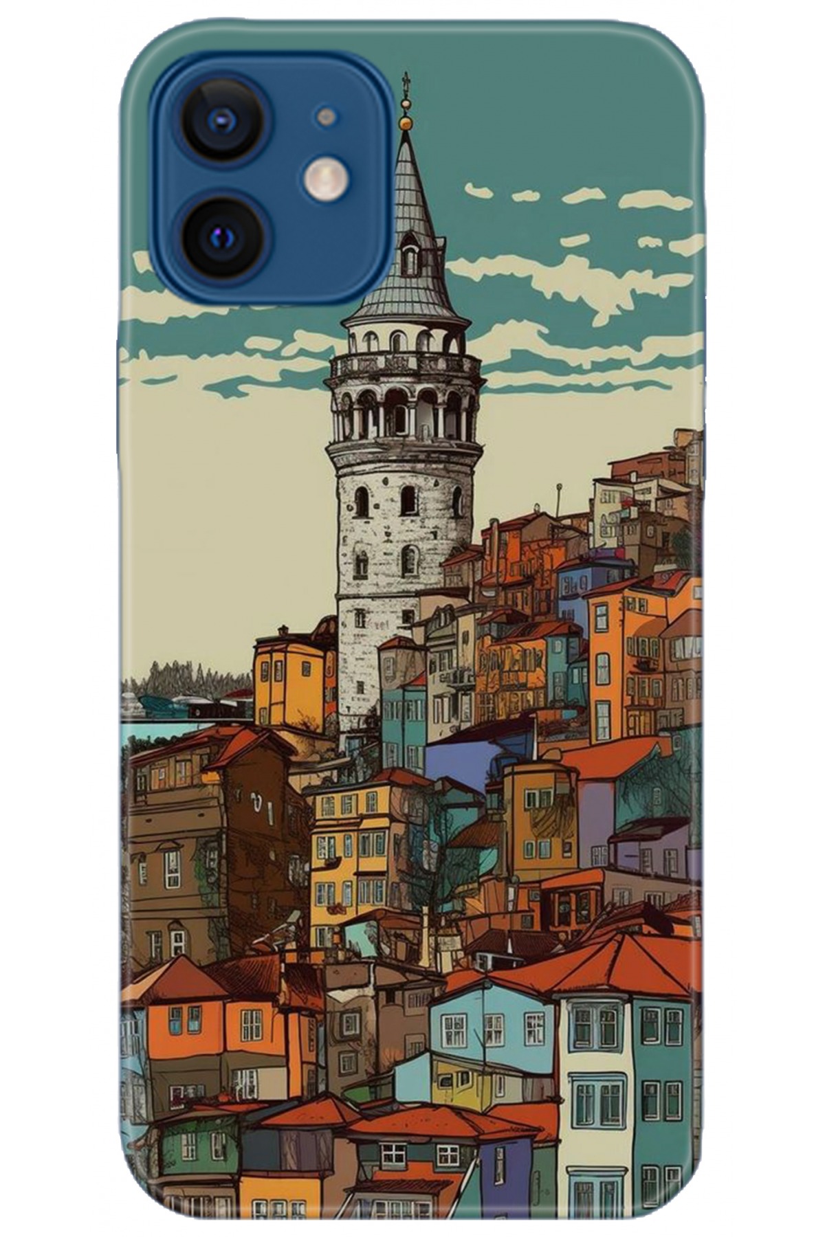 Apple iPhone 12 Mini Kılıf HD Baskılı Kılıf - Followed Institution 5199