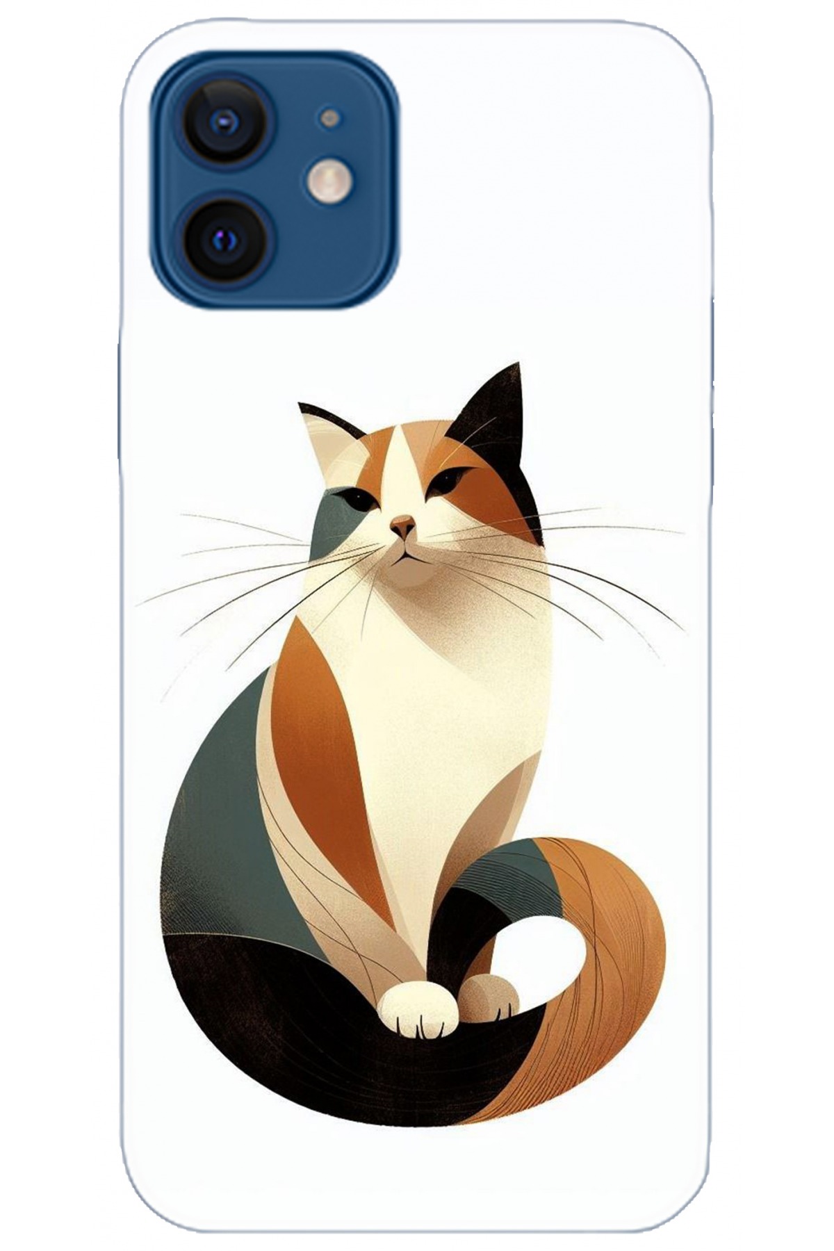 Apple iPhone 12 Mini Kılıf HD Baskılı Kılıf - Followed Institution 5213