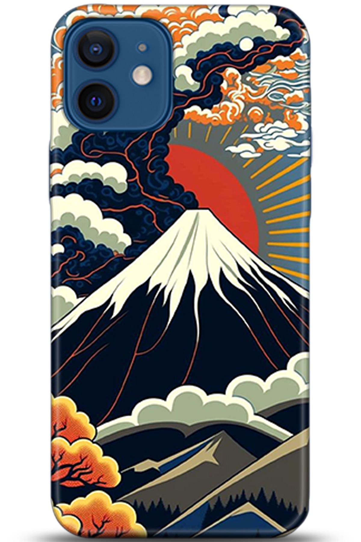 Apple iPhone 12 Mini Kılıf HD Baskılı Kılıf - Followed Institution 5342