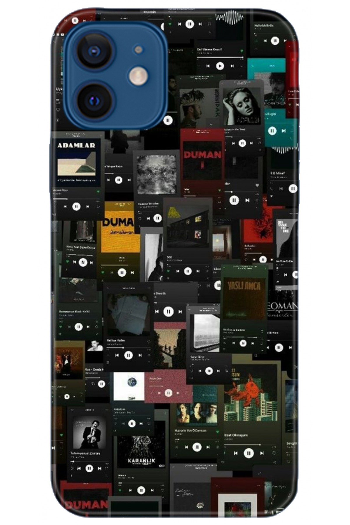 Apple iPhone 12 Mini Uyumlu Kılıf HD Baskılı Kılıf - Followed Institution 5264