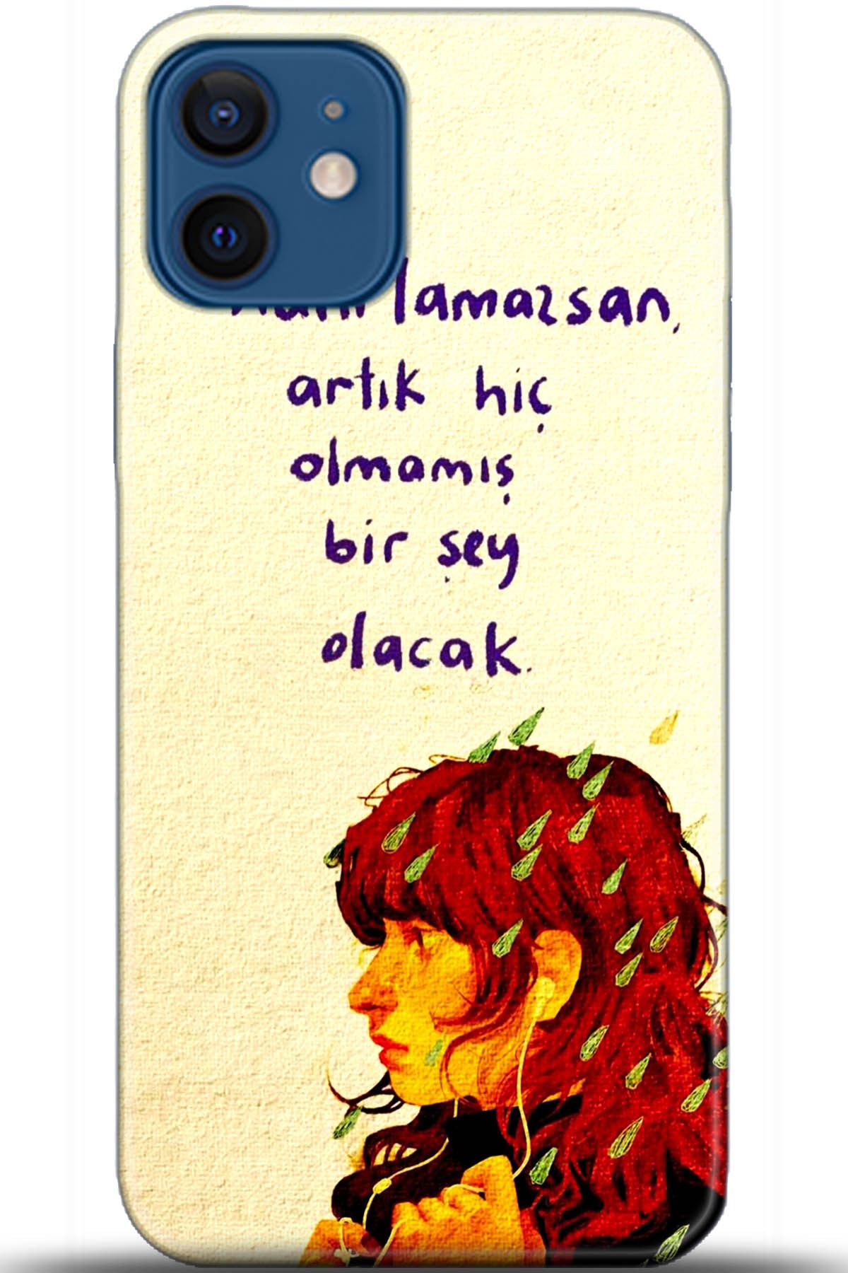 Apple iPhone 12 Mini Uyumlu Kılıf HD Baskılı Kılıf - Followed Institution 5595