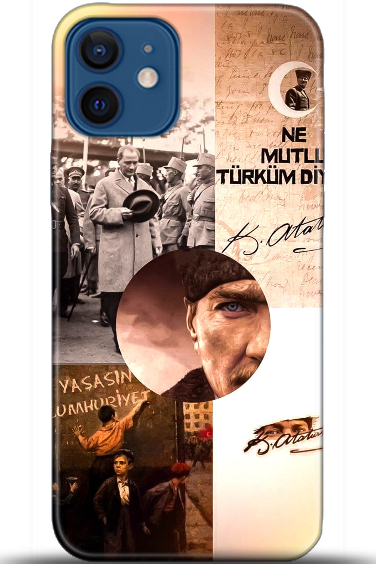 Apple iPhone 12 Mini Uyumlu Kılıf HD Baskılı Kılıf - Followed Institution 5675