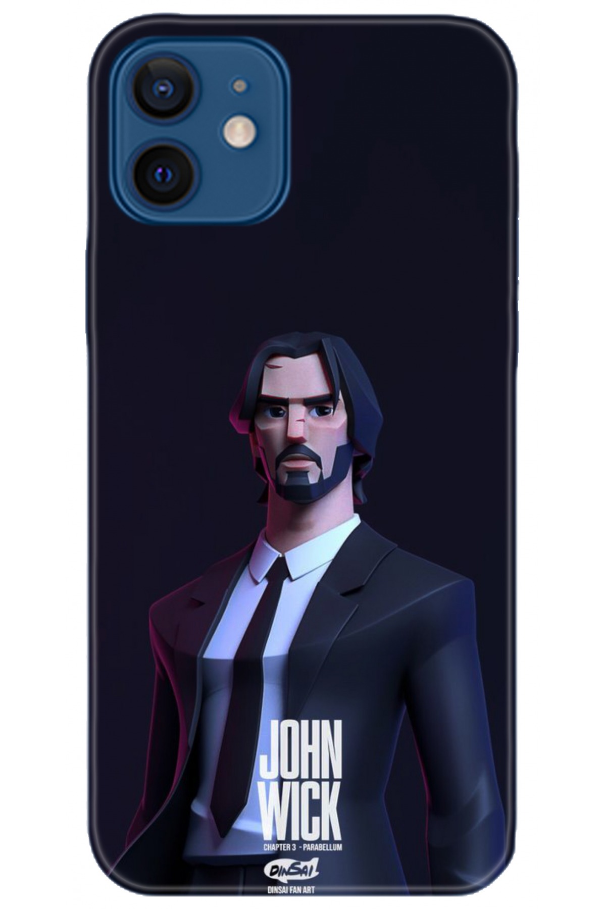 Apple iPhone 12 6.1inç Kılıf HD Baskılı Kılıf - Followed Institution 5018