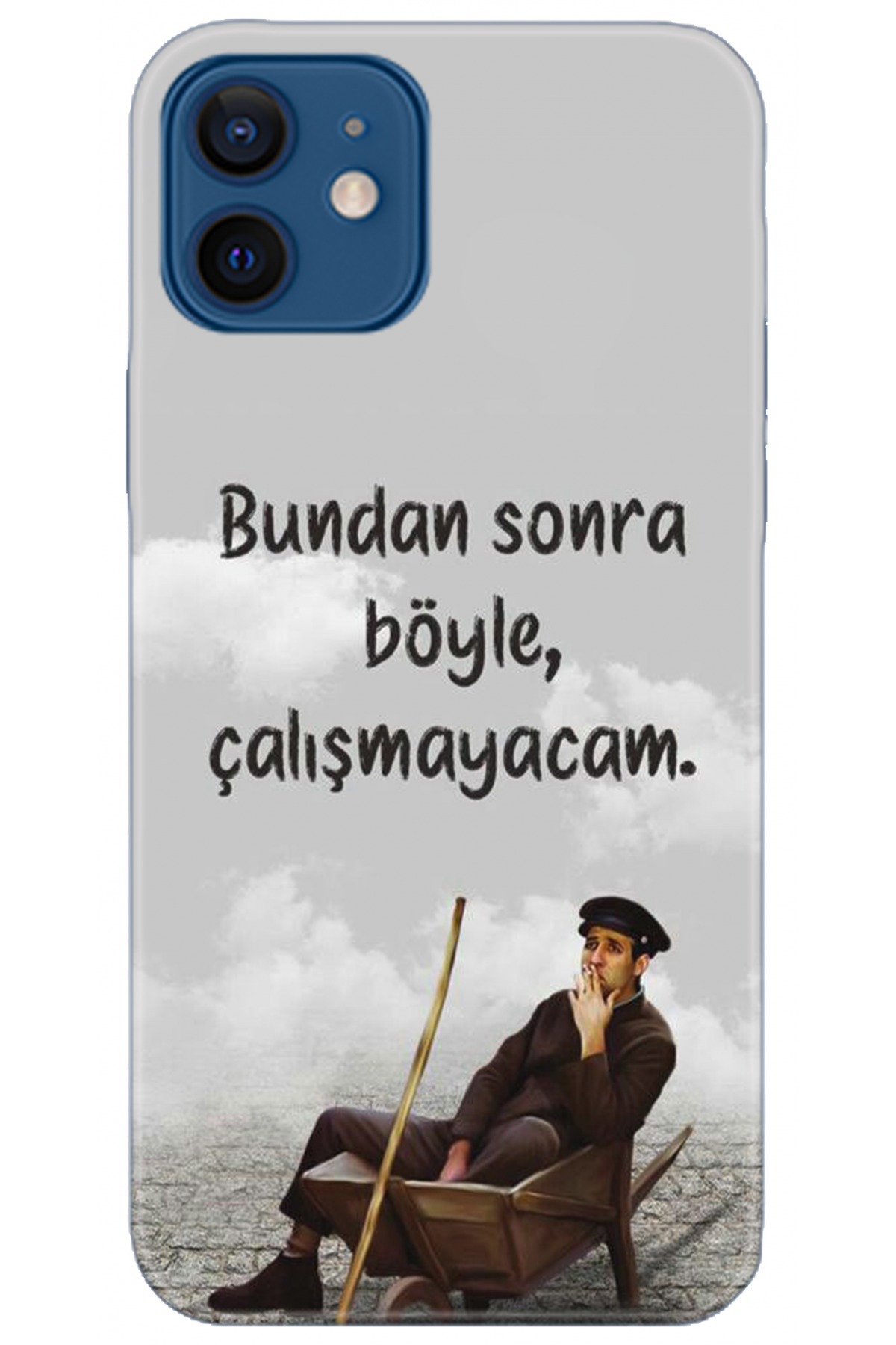 Apple iPhone 12 6.1inç Kılıf HD Baskılı Kılıf - Followed Institution 5314