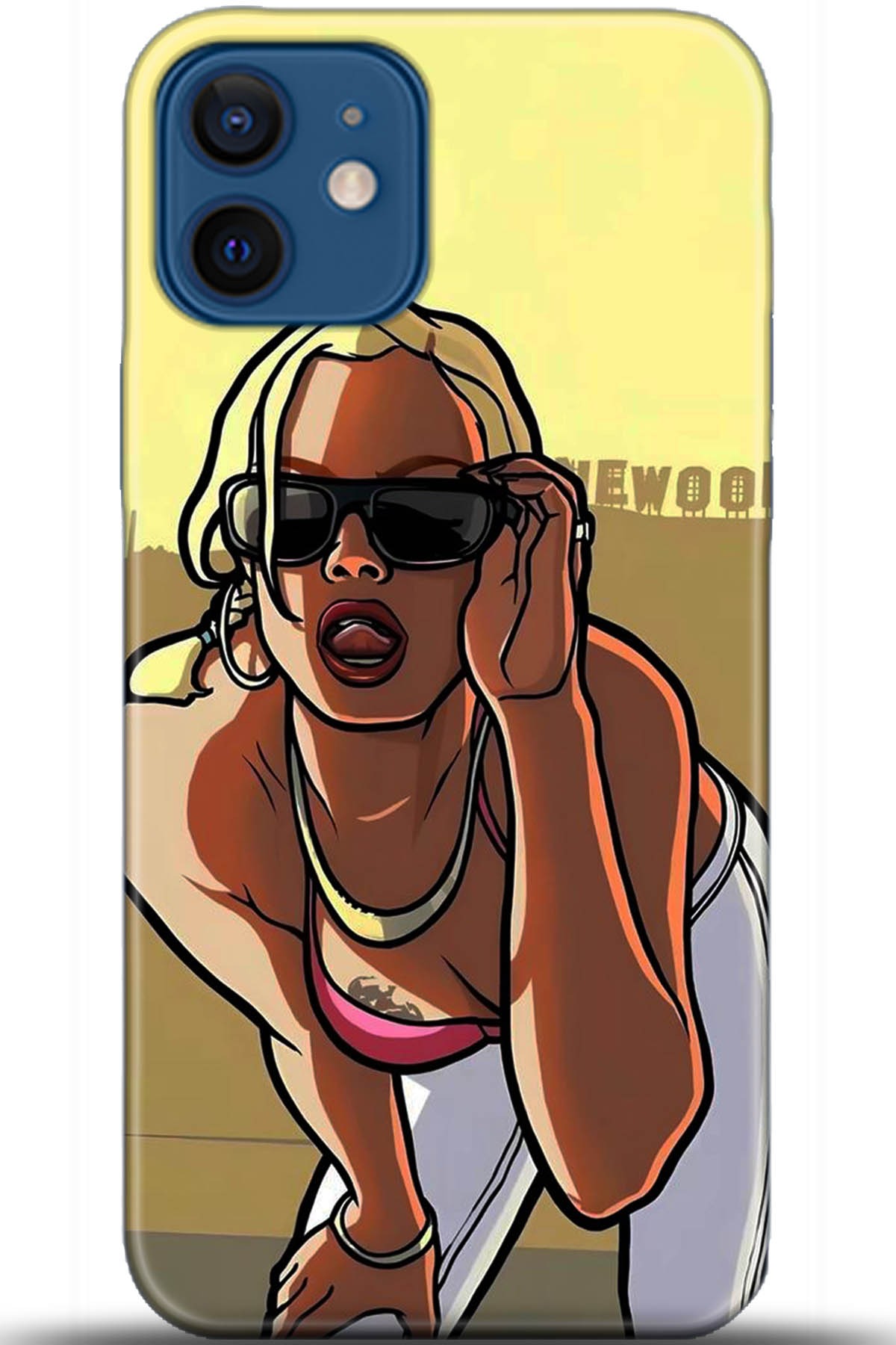 Apple iPhone 12 6.1inç Kılıf HD Baskılı Kılıf - Followed Institution 5412