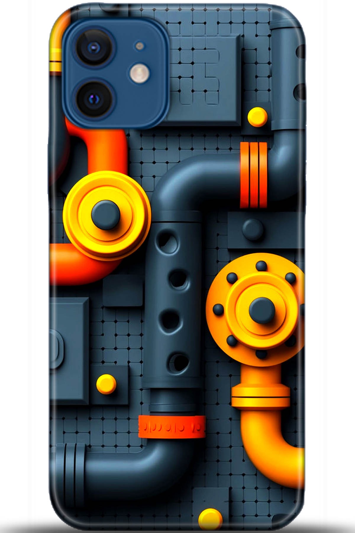 Apple iPhone 12 6.1inç Kılıf HD Baskılı Kılıf - Followed Institution 5466