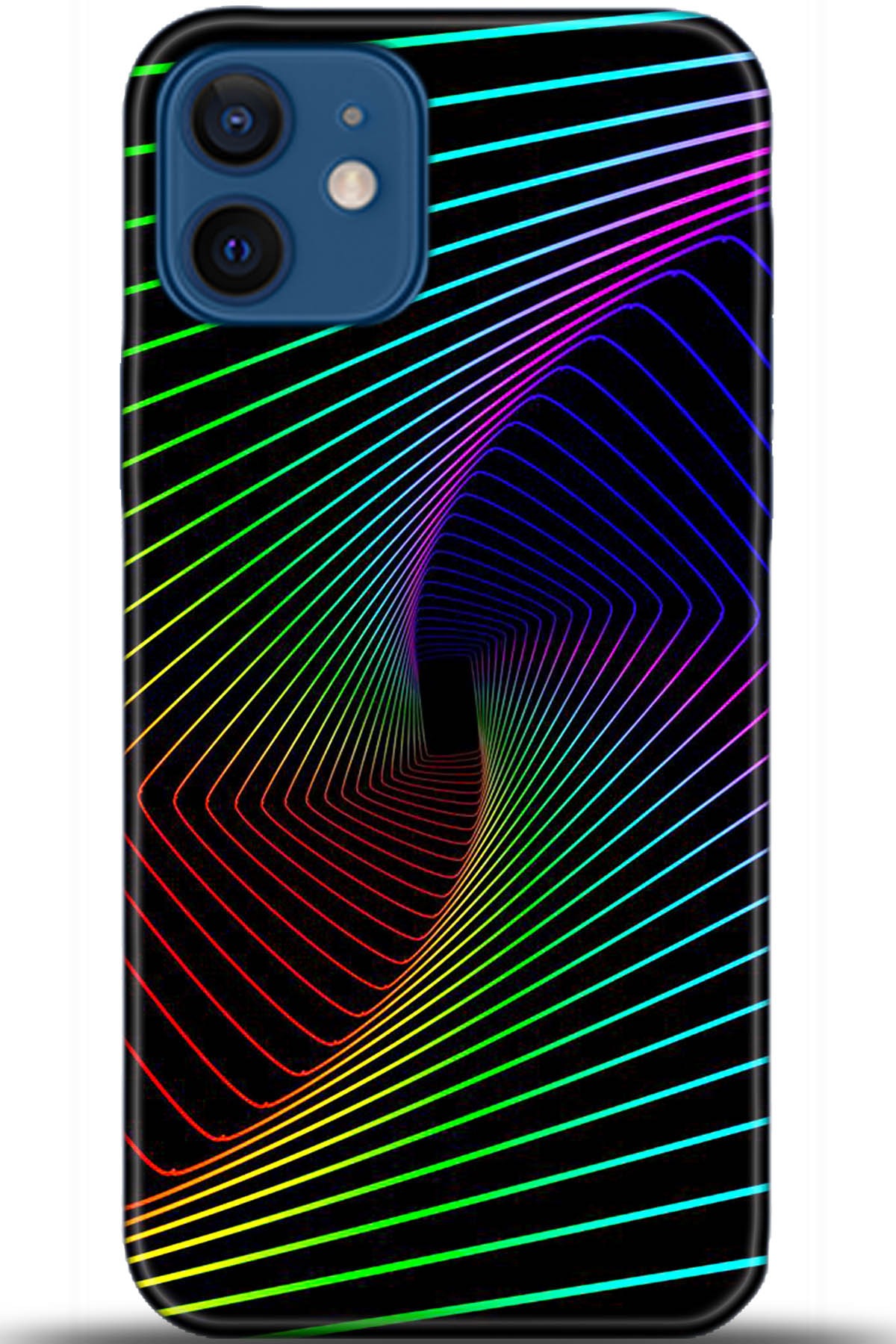 Apple iPhone 12 6.1inç Kılıf HD Baskılı Kılıf - Followed Institution 5488