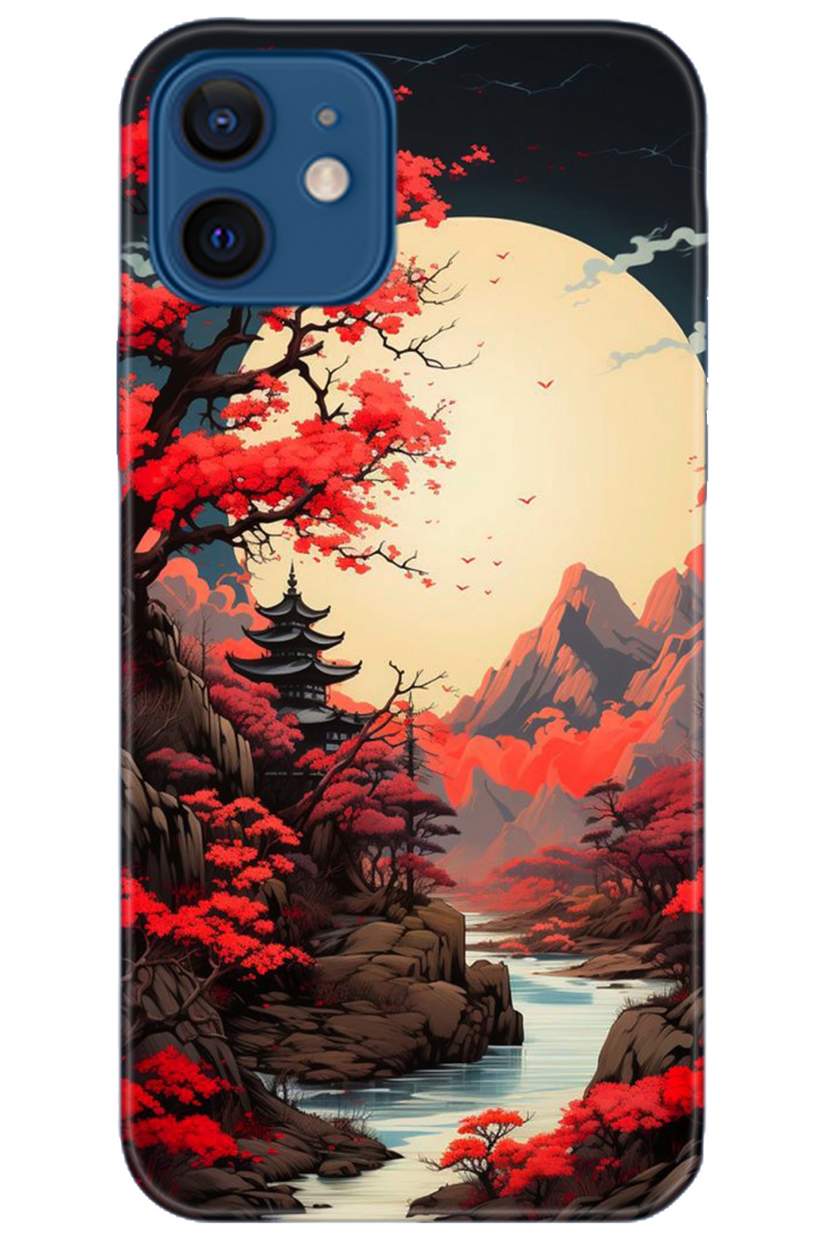 Apple iPhone 12 6.1inç Uyumlu Kılıf HD Baskılı Kılıf - Followed Institution 5242