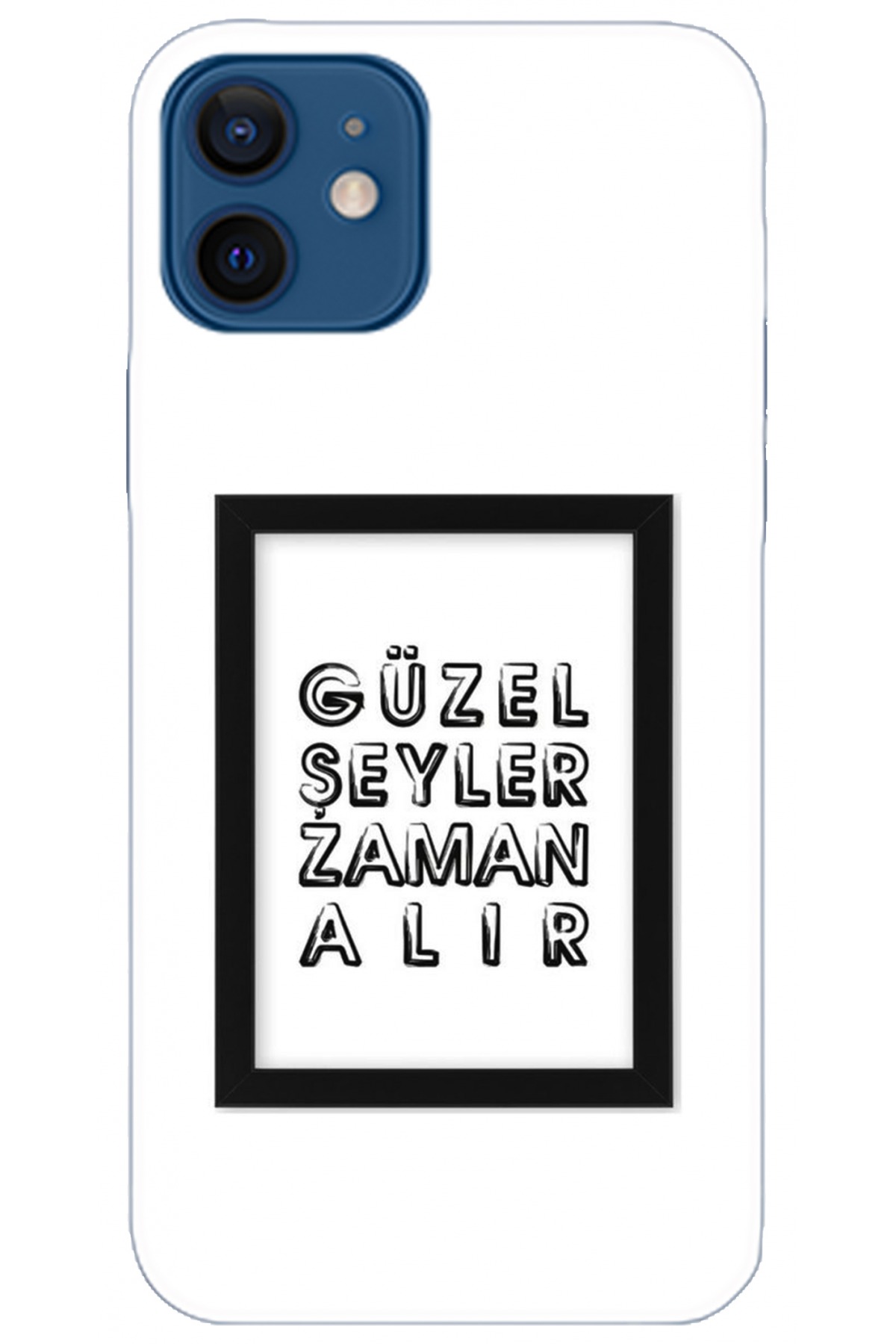 Apple iPhone 12 6.1inç Uyumlu Kılıf HD Baskılı Kılıf - Followed Institution 5307