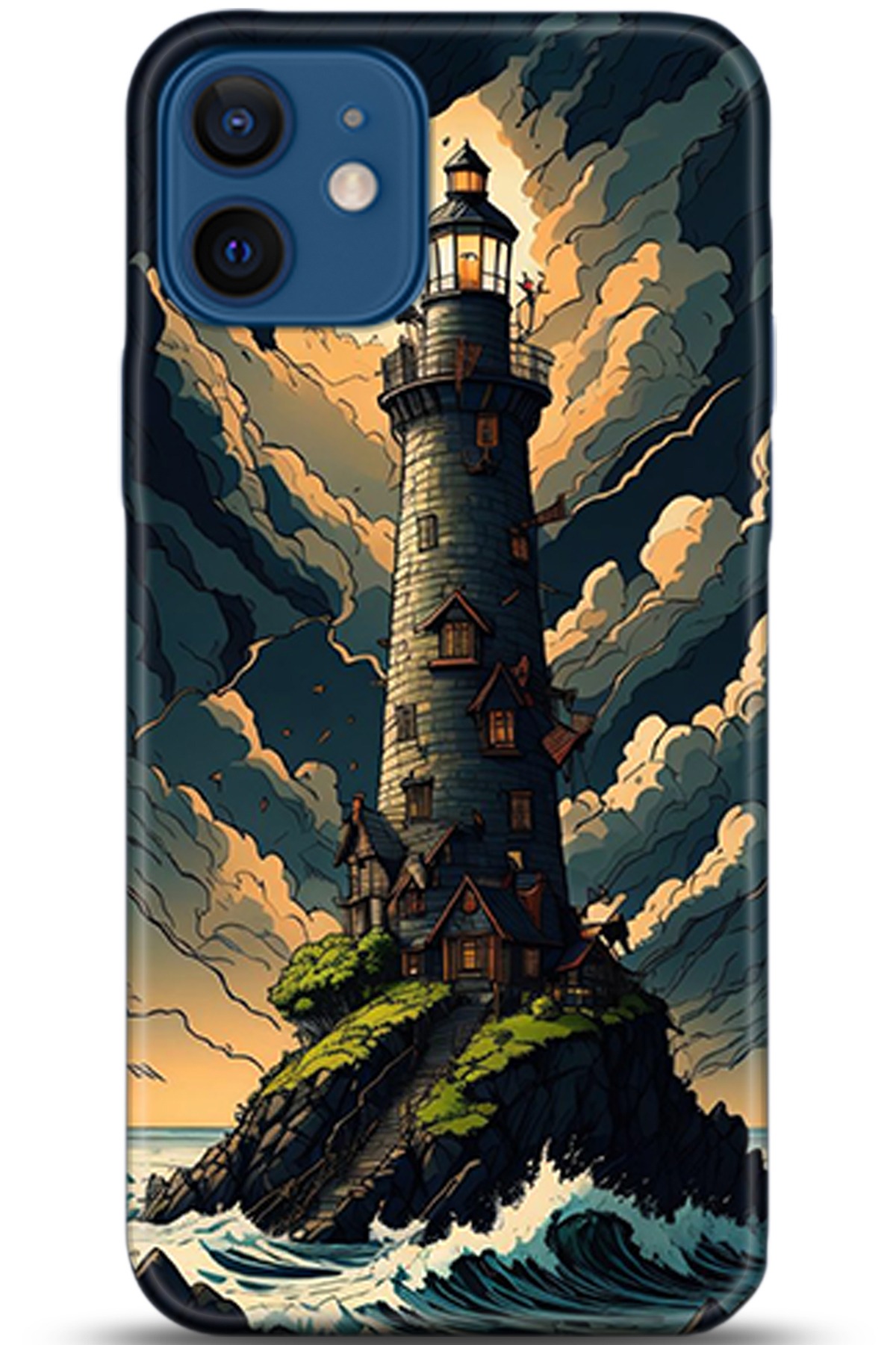 Apple iPhone 12 6.1inç Uyumlu Kılıf HD Baskılı Kılıf - Followed Institution 5363