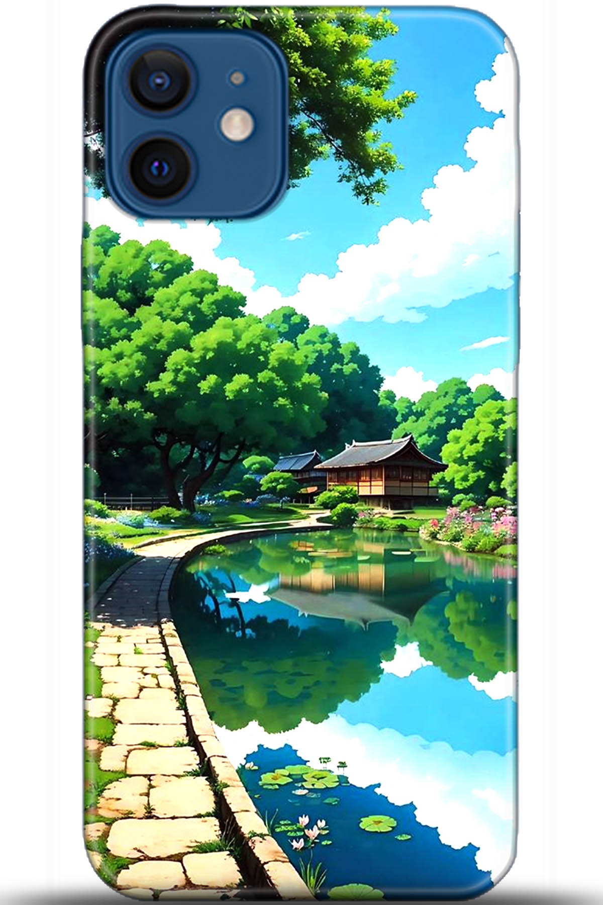 Apple iPhone 12 6.1inç Uyumlu Kılıf HD Baskılı Kılıf - Followed Institution 5463