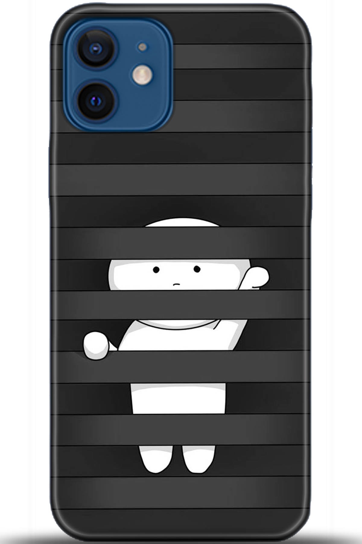 Apple iPhone 12 6.1inç Uyumlu Kılıf HD Baskılı Kılıf - Followed Institution 5478