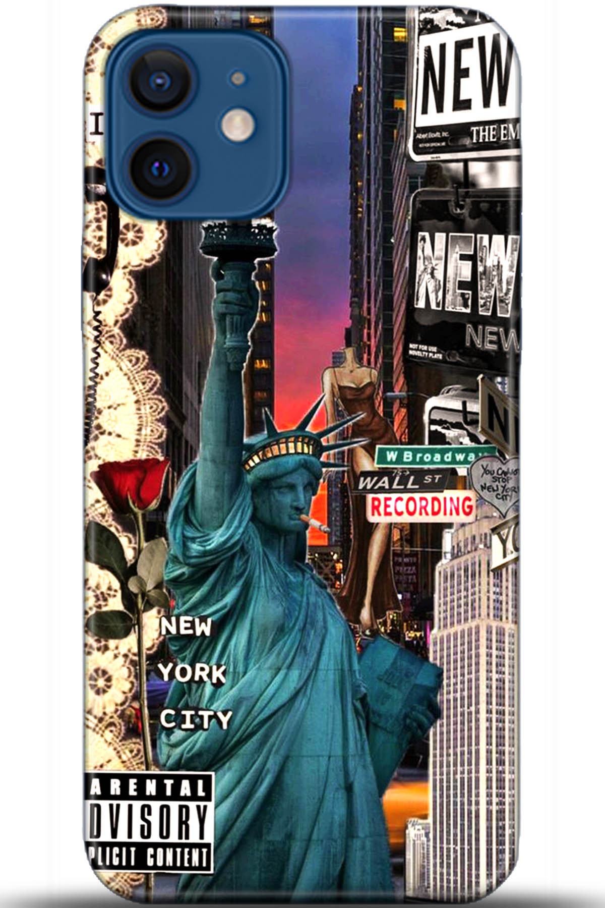 Apple iPhone 12 6.1inç Uyumlu Kılıf HD Baskılı Kılıf - Followed Institution 5618