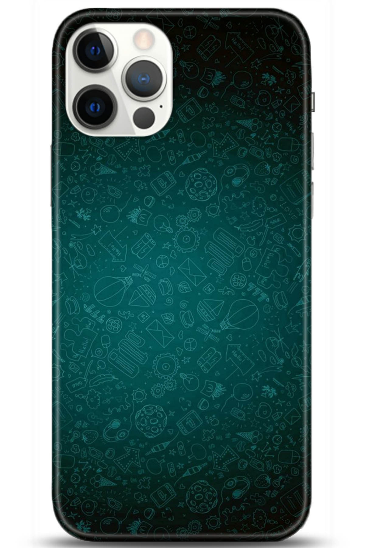 Apple iPhone 12 Pro 6.1inç Kılıf HD Baskılı Kılıf - Followed Institution 5255