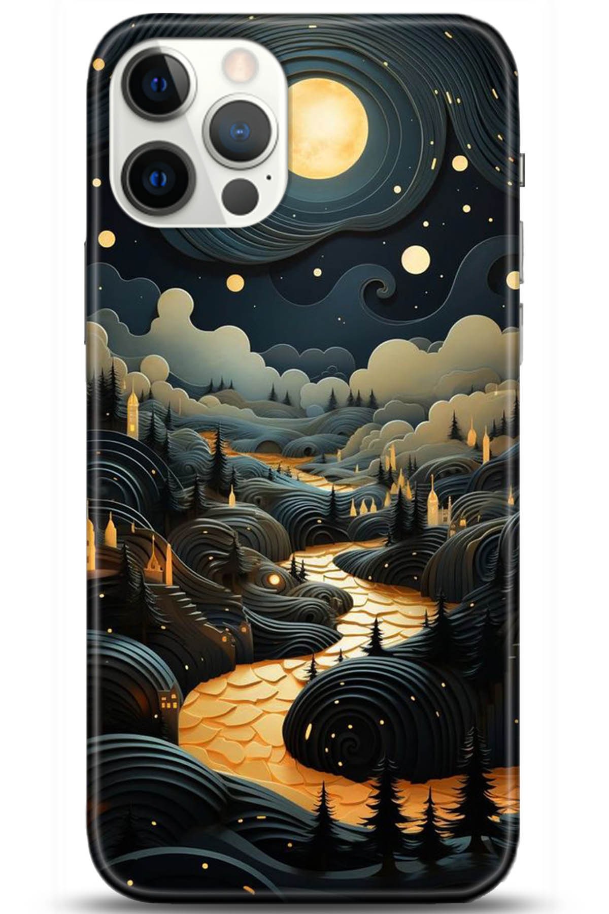 Apple iPhone 12 Pro 6.1inç Kılıf HD Baskılı Kılıf - Followed Institution 5268