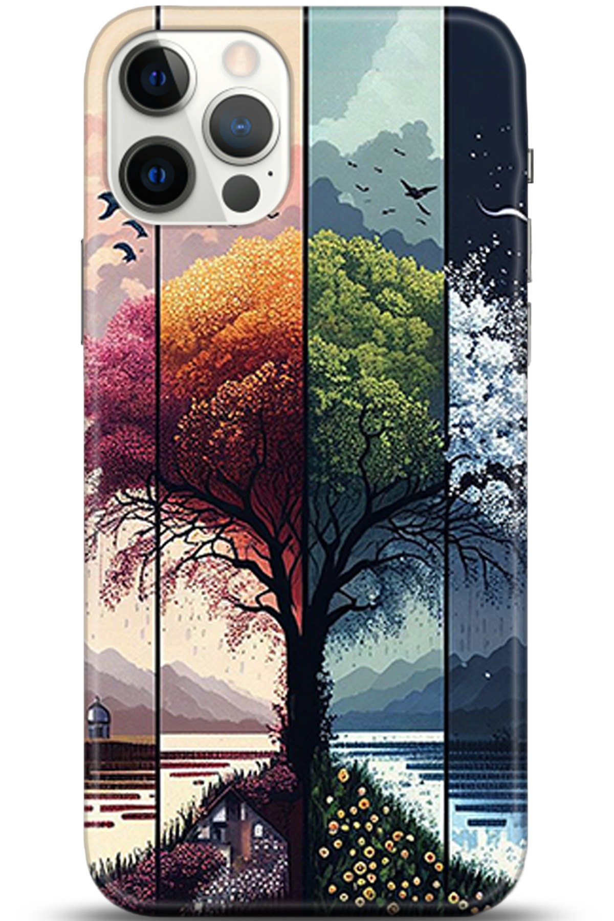 Apple iPhone 12 Pro 6.1inç Kılıf HD Baskılı Kılıf - Followed Institution 5369