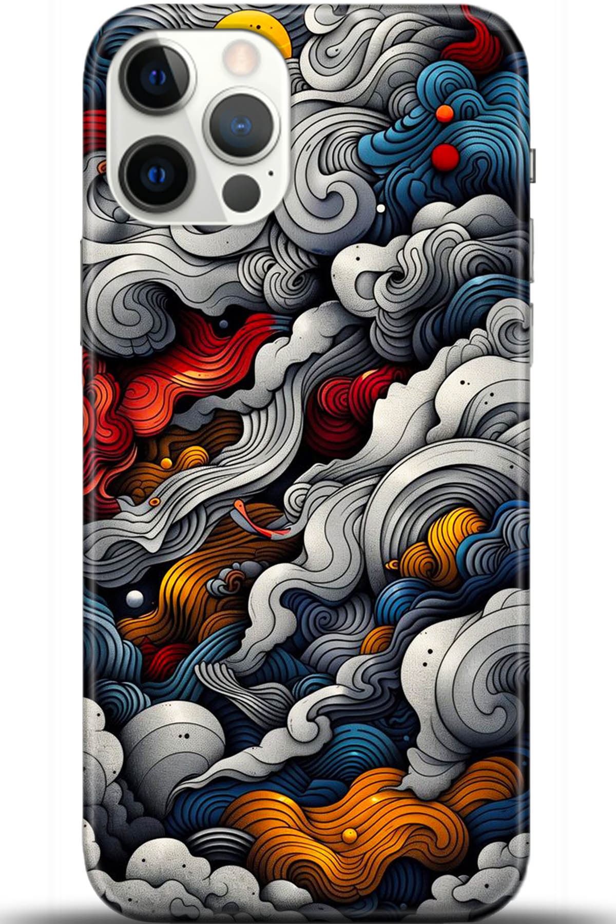 Apple iPhone 12 Pro 6.1inç Kılıf HD Baskılı Kılıf - Followed Institution 5436