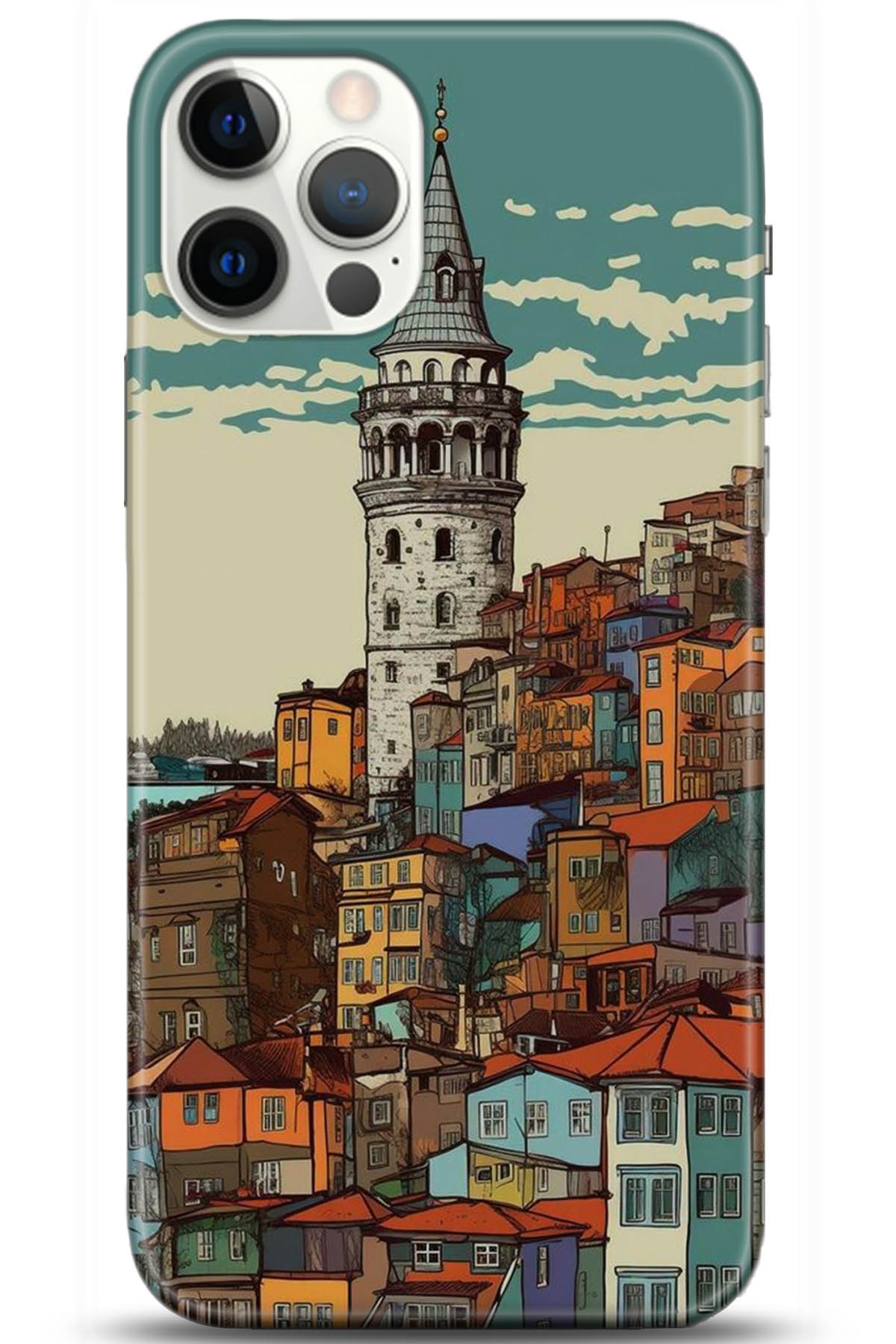 Apple iPhone 12 Pro 6.1inç Uyumlu Kılıf HD Baskılı Kılıf - Followed Institution 5199