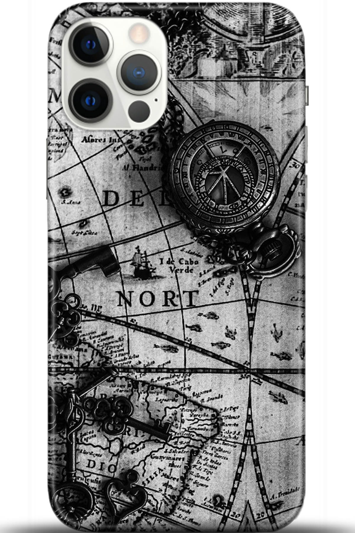 Apple iPhone 12 Pro 6.1inç Uyumlu Kılıf HD Baskılı Kılıf - Followed Institution 5381