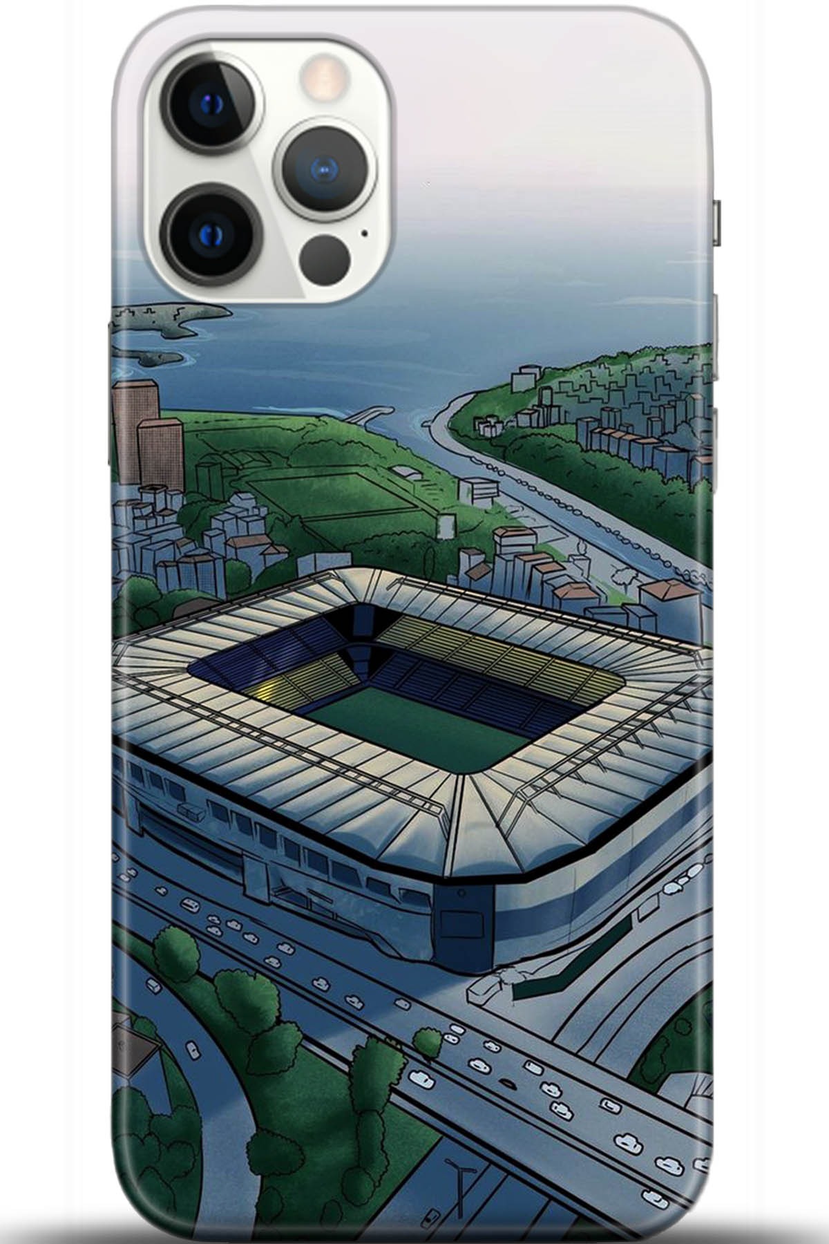 Apple iPhone 12 Pro 6.1inç Uyumlu Kılıf HD Baskılı Kılıf - Followed Institution 5715