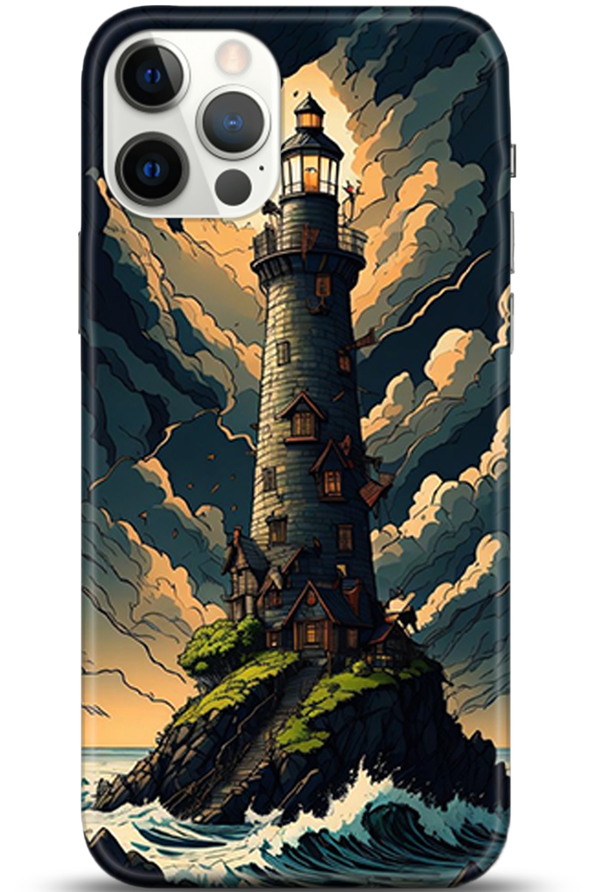 Apple iPhone 12 Pro Max 6.7inç Kılıf HD Baskılı Kılıf - Followed Institution 5363