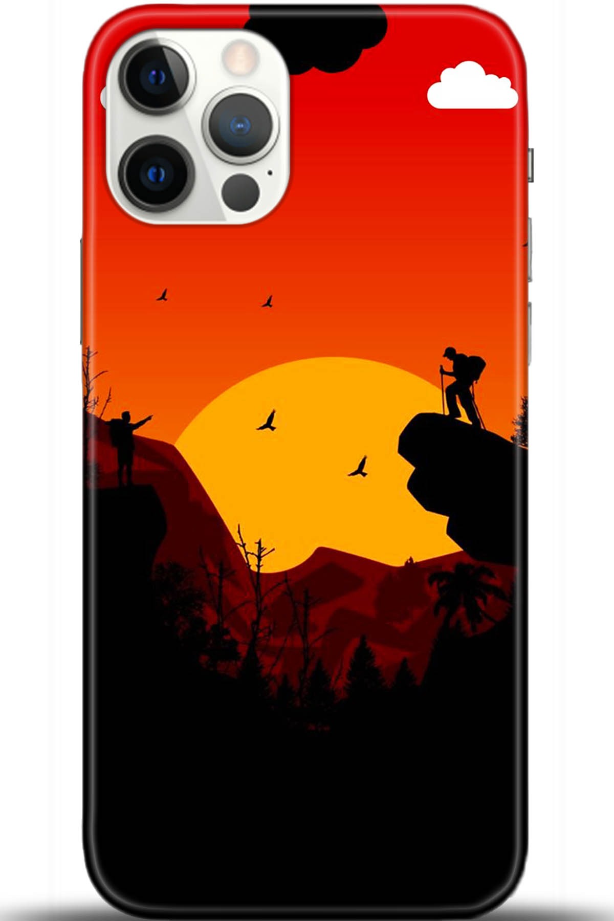 Apple iPhone 12 Pro Max 6.7inç Kılıf HD Baskılı Kılıf - Followed Institution 5407