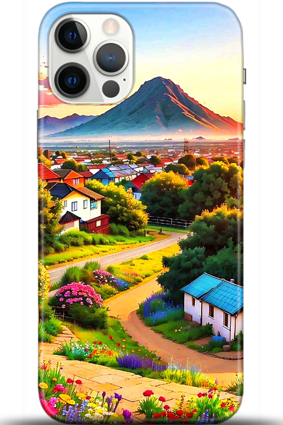 Apple iPhone 12 Pro Max 6.7inç Kılıf HD Baskılı Kılıf - Followed Institution 5605