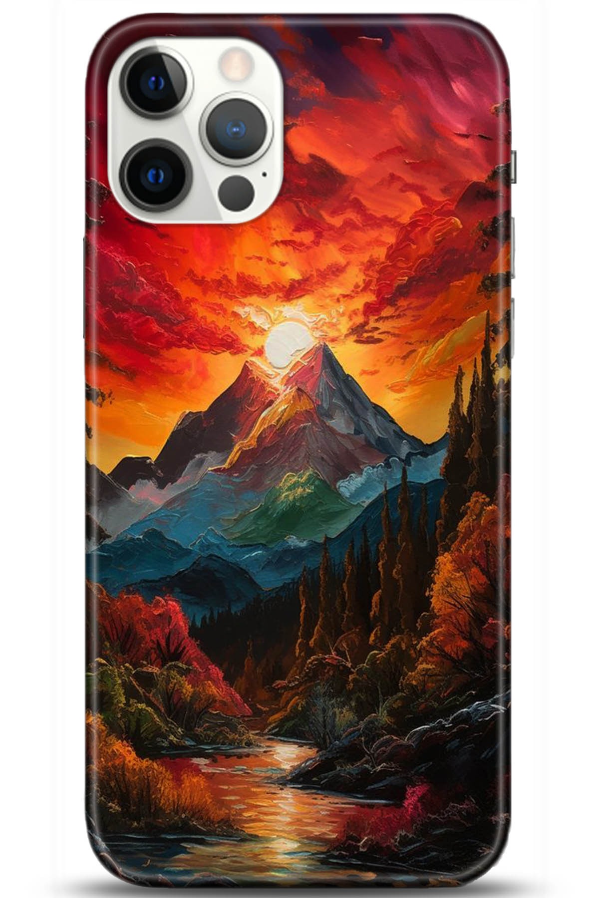 Apple iPhone 12 Pro Max 6.7inç Uyumlu Kılıf HD Baskılı Kılıf - Followed Institution 5224