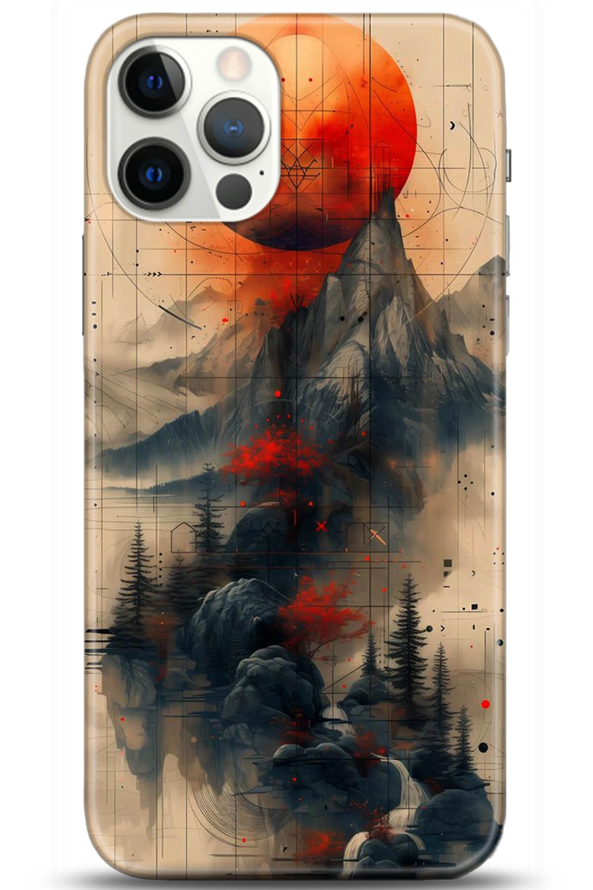 Apple iPhone 12 Pro Max 6.7inç Uyumlu Kılıf HD Baskılı Kılıf - Followed Institution 5244