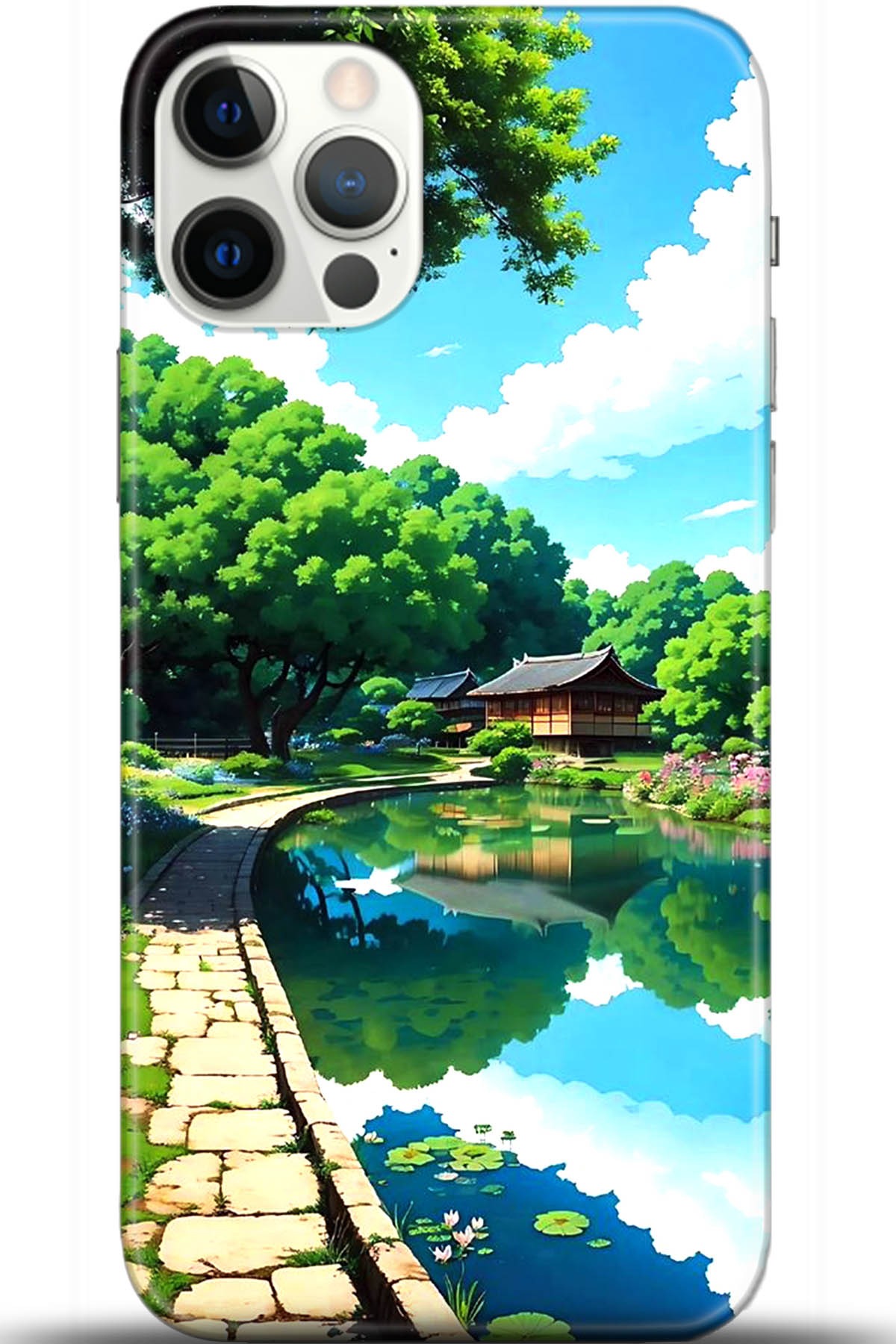 Apple iPhone 12 Pro Max 6.7inç Uyumlu Kılıf HD Baskılı Kılıf - Followed Institution 5463