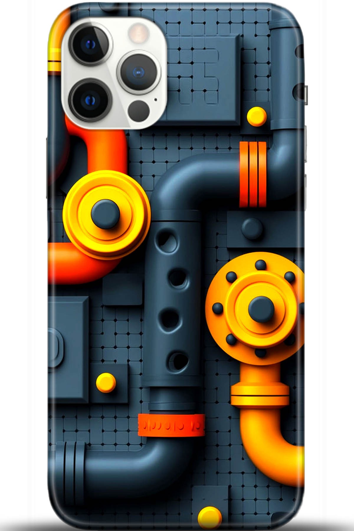 Apple iPhone 12 Pro Max 6.7inç Uyumlu Kılıf HD Baskılı Kılıf - Followed Institution 5466