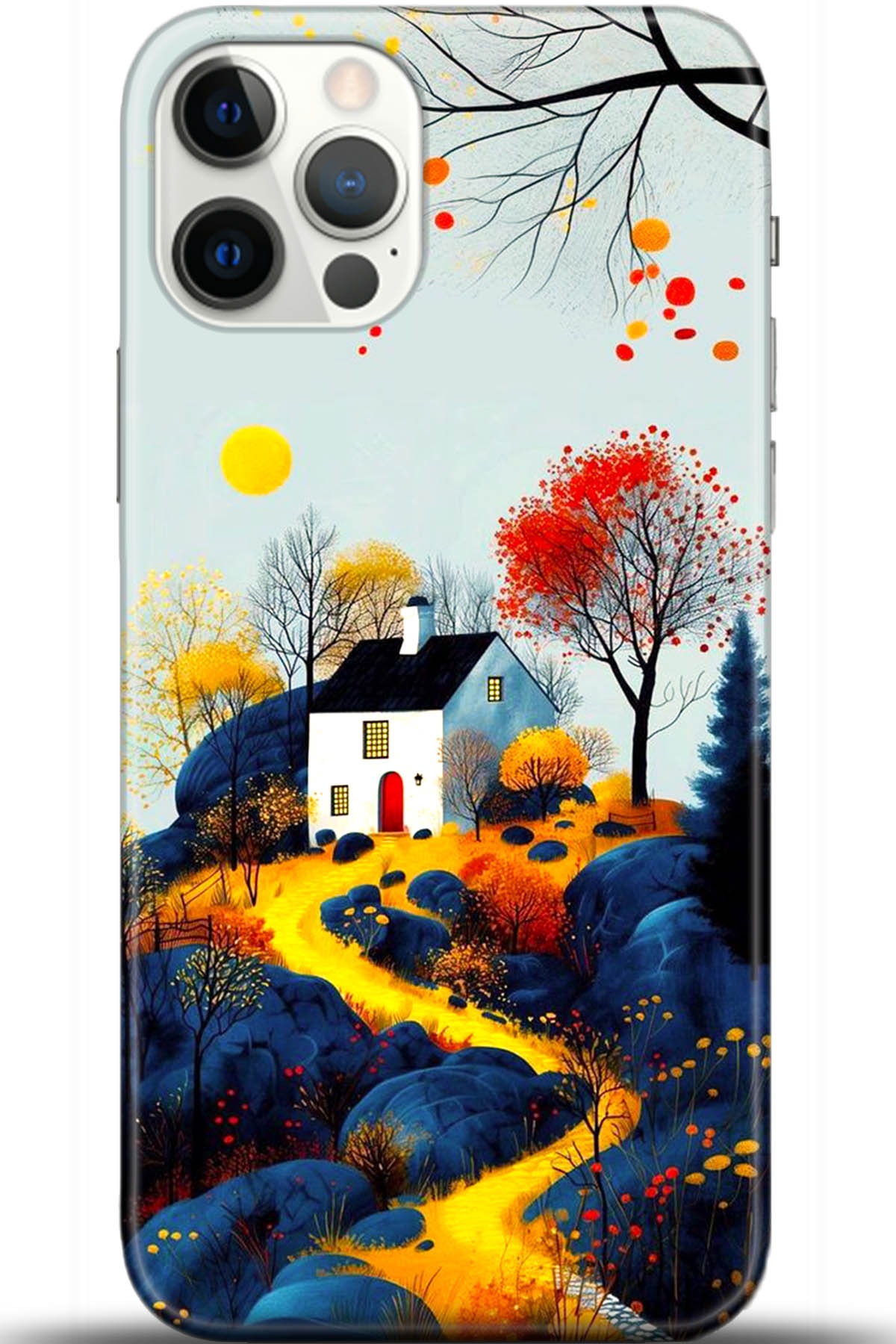 Apple iPhone 12 Pro Max 6.7inç Uyumlu Kılıf HD Baskılı Kılıf - Followed Institution 5569