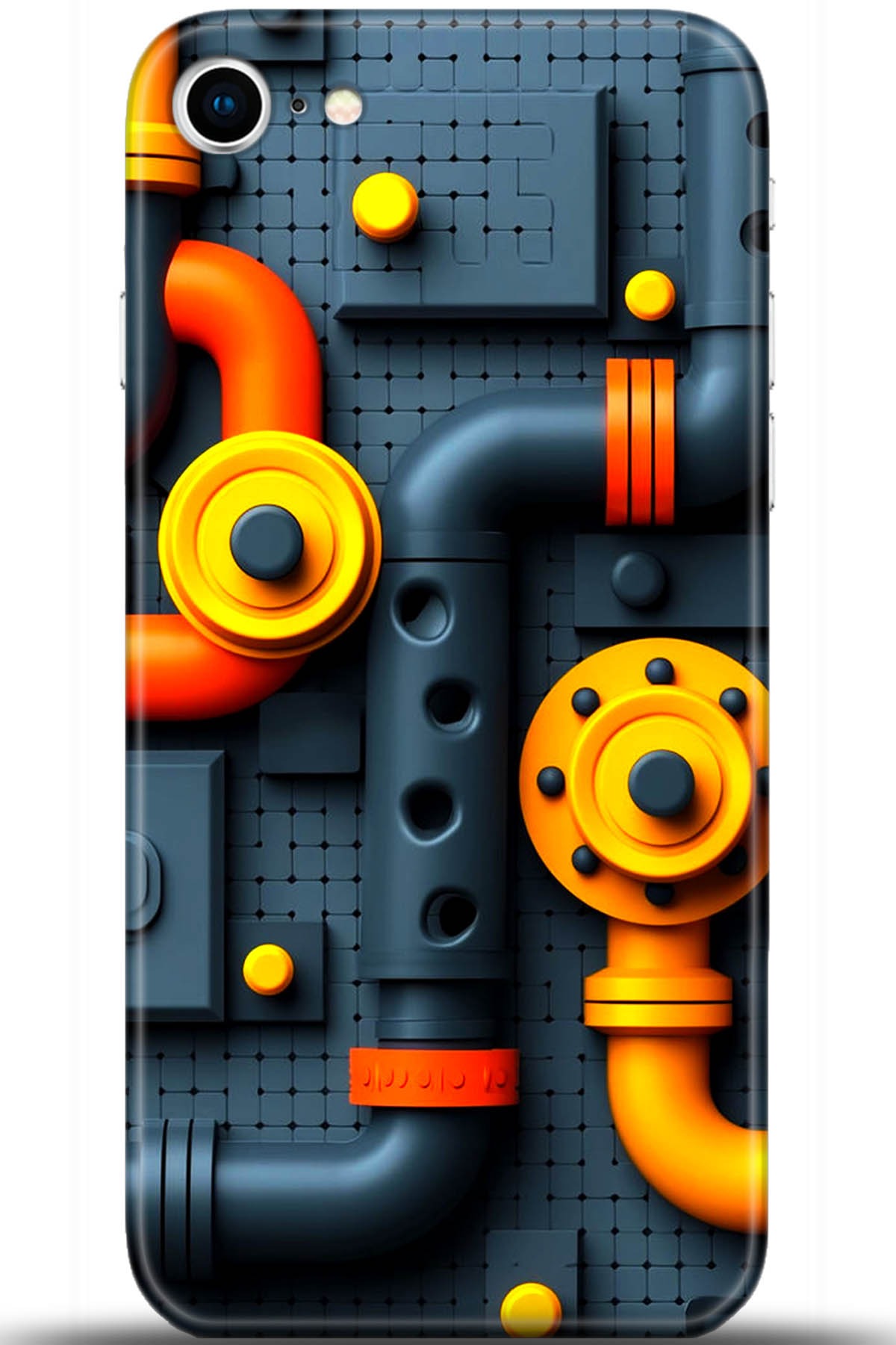 Apple iPhone SE 2 (2020) Uyumlu Kılıf HD Baskılı Kılıf - Followed Institution 5466