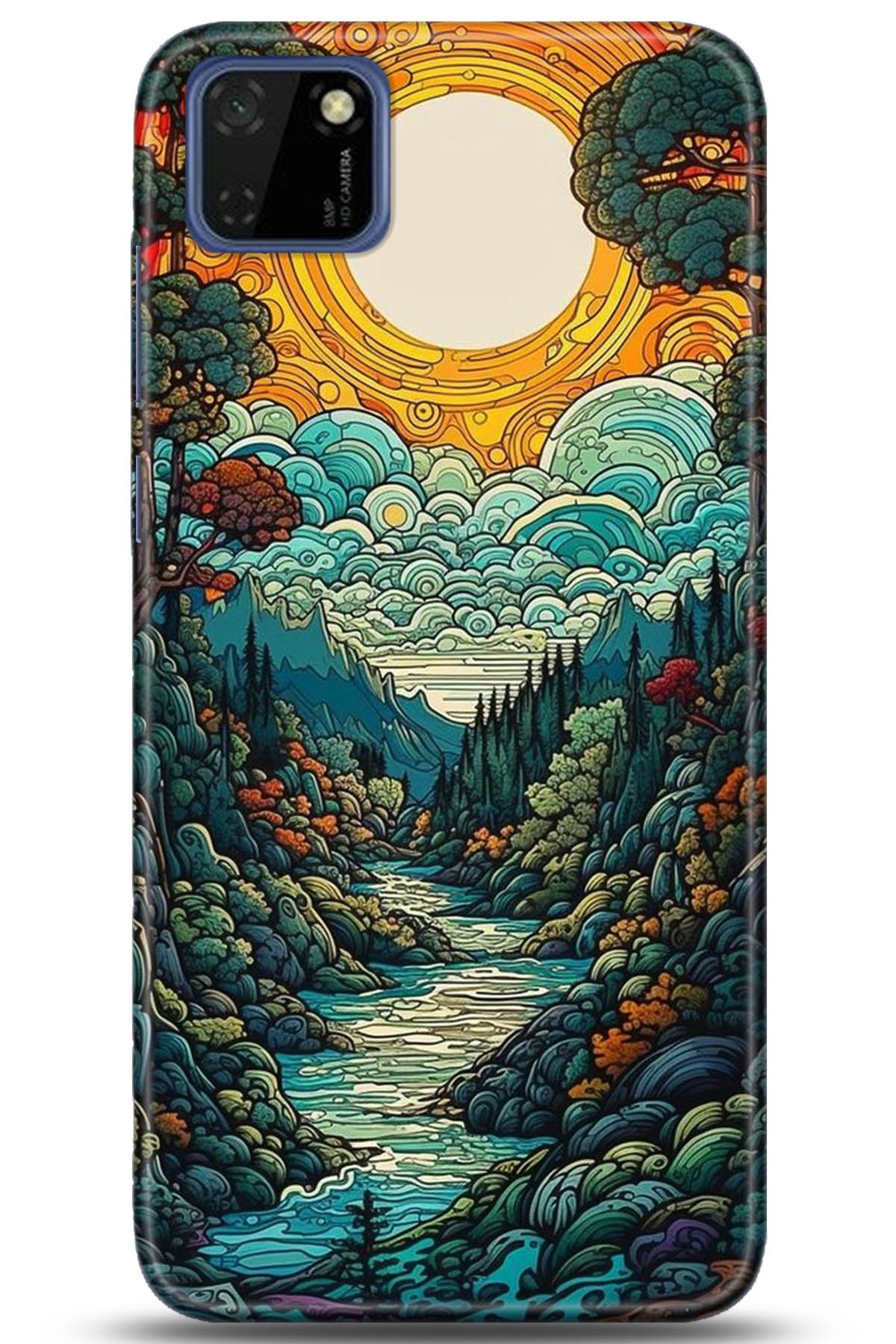 Huawei Y5P Uyumlu Kılıf HD Baskılı Kılıf - Followed Institution 5198