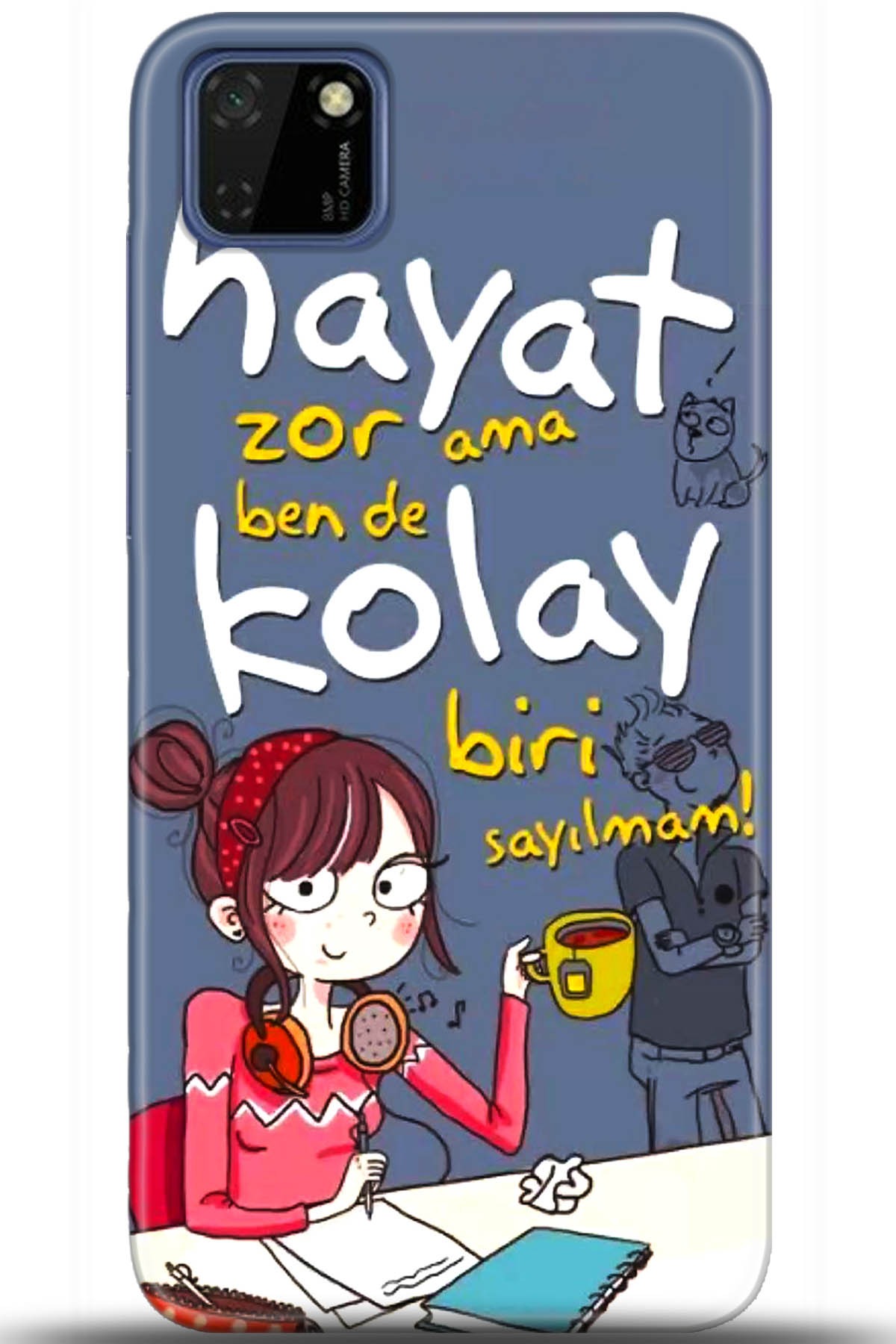 Huawei Y5P Uyumlu Kılıf HD Baskılı Kılıf - Followed Institution 5686