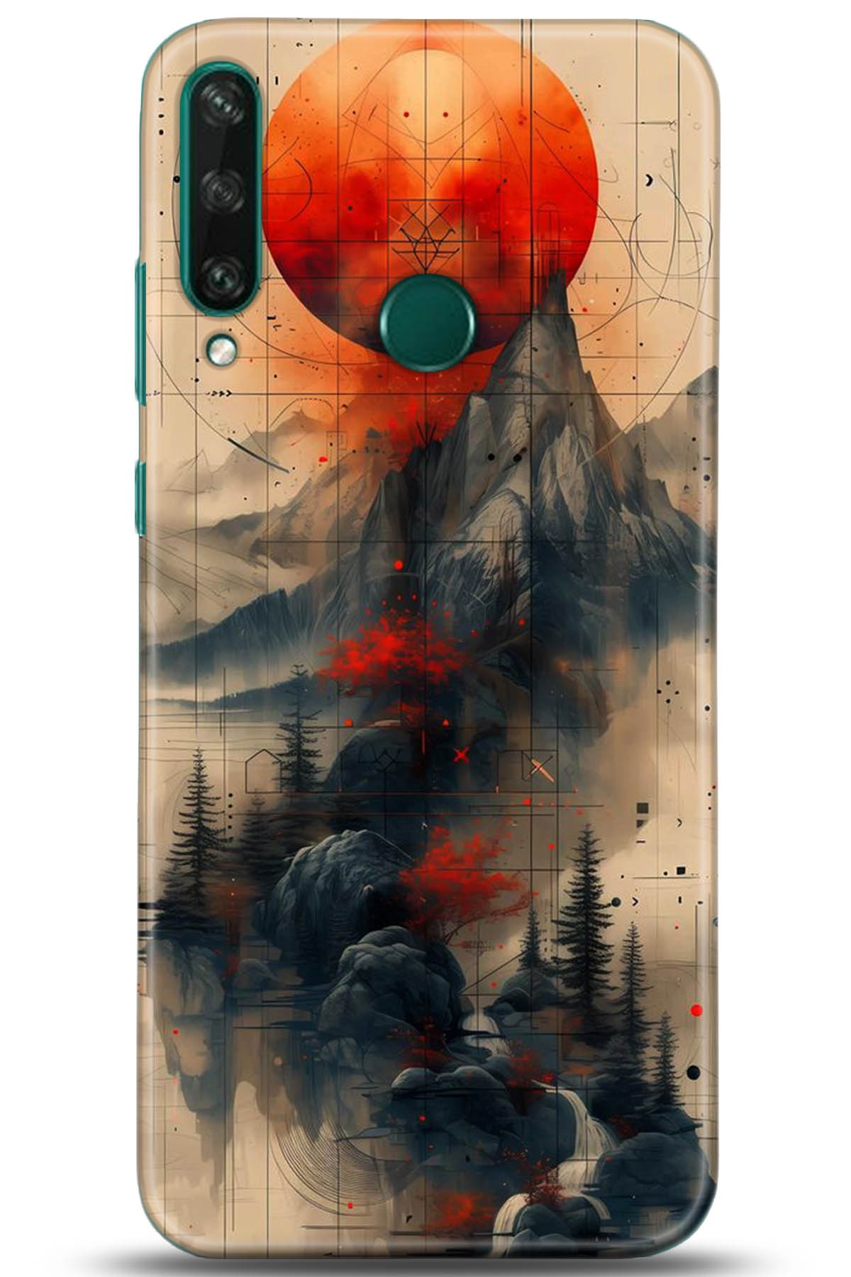 Huawei Y6P Uyumlu Kılıf HD Baskılı Kılıf - Followed Institution 5244