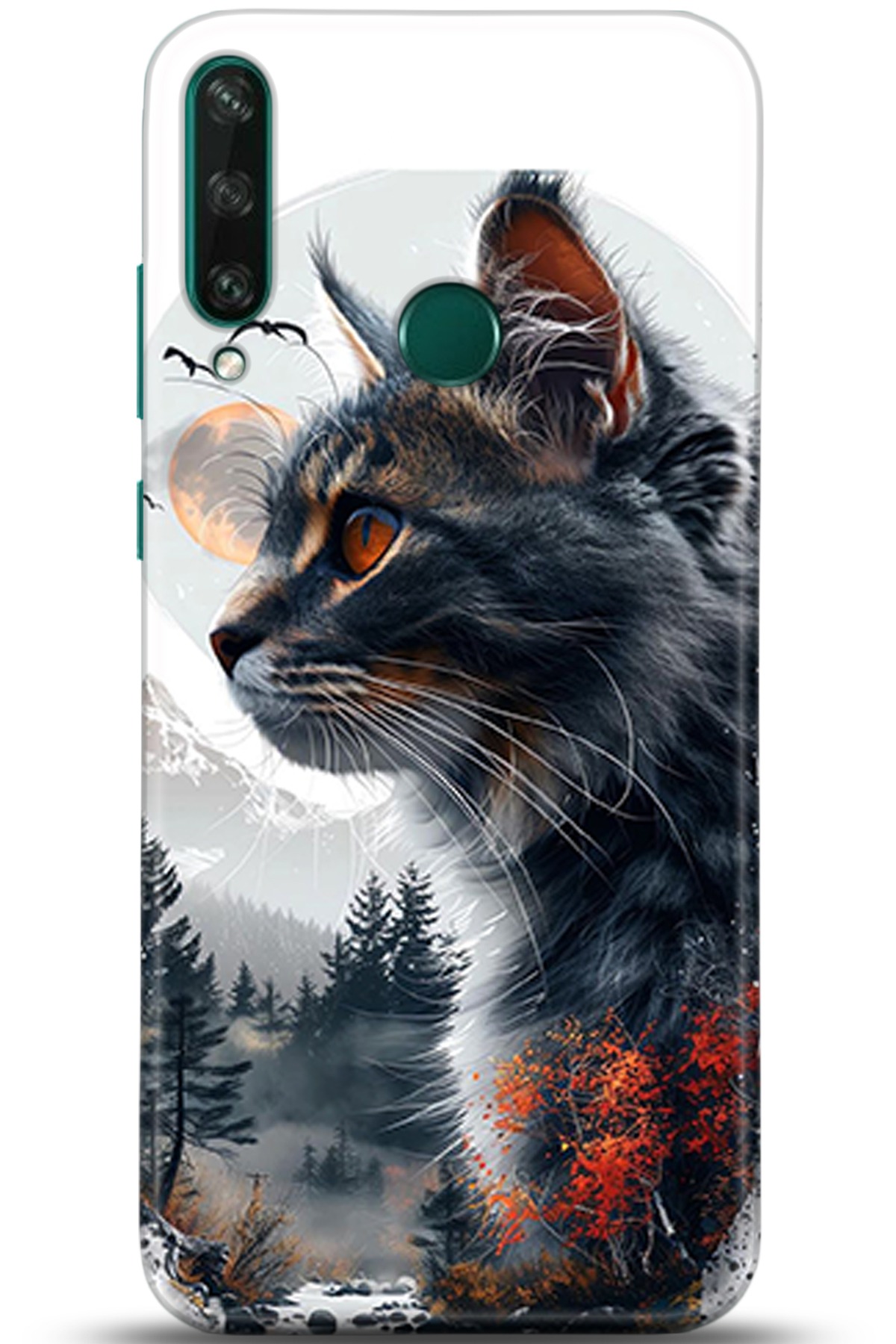 Huawei Y6P Uyumlu Kılıf HD Baskılı Kılıf - Followed Institution 5319