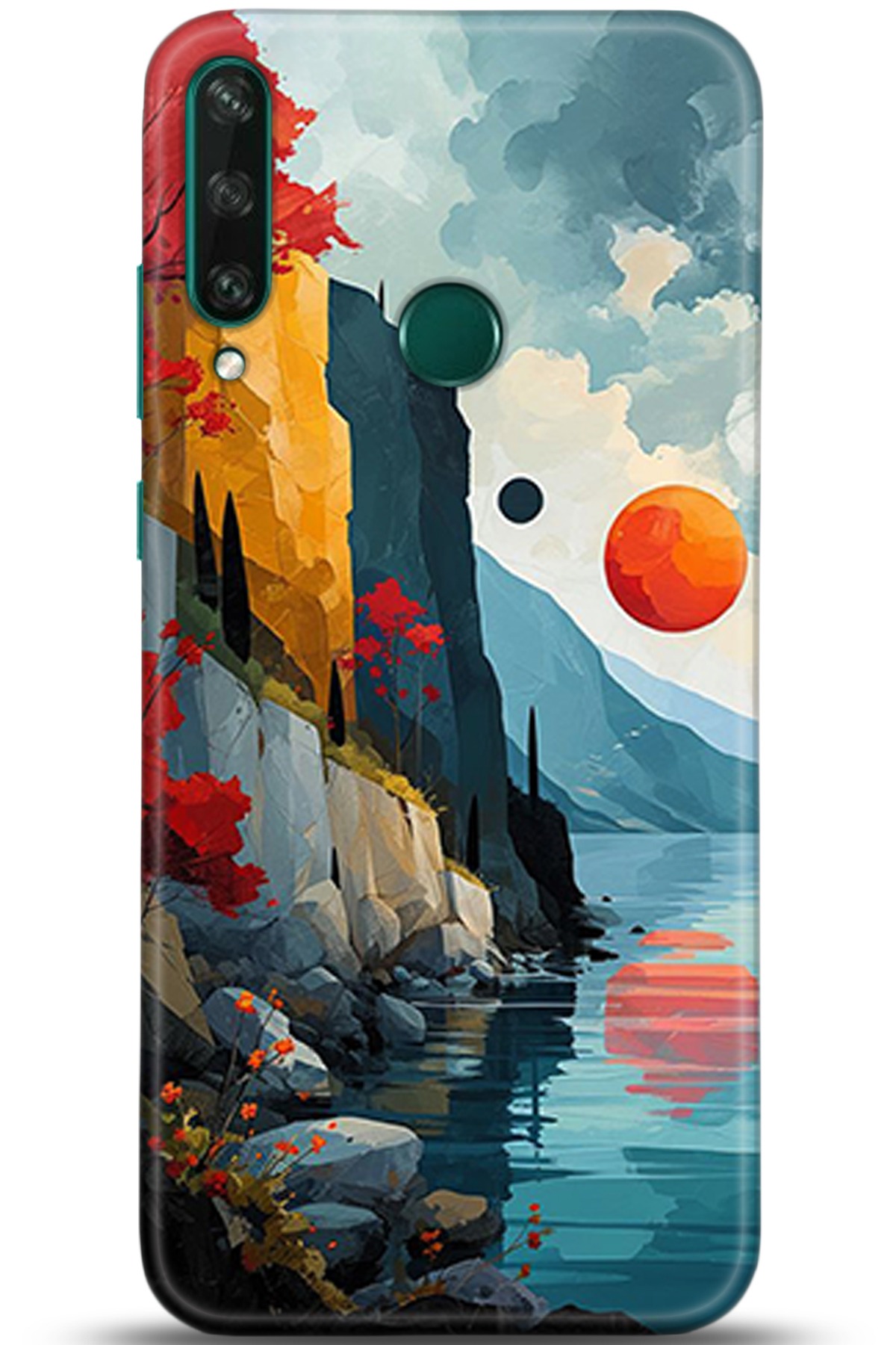 Huawei Y6P Uyumlu Kılıf HD Baskılı Kılıf - Followed Institution 5368