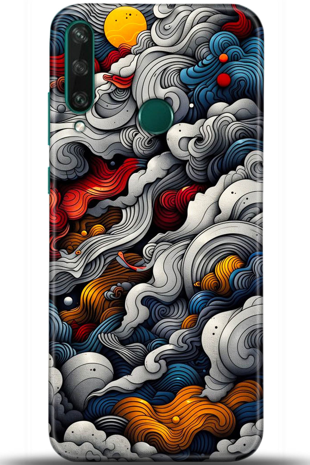 Huawei Y6P Uyumlu Kılıf HD Baskılı Kılıf - Followed Institution 5436