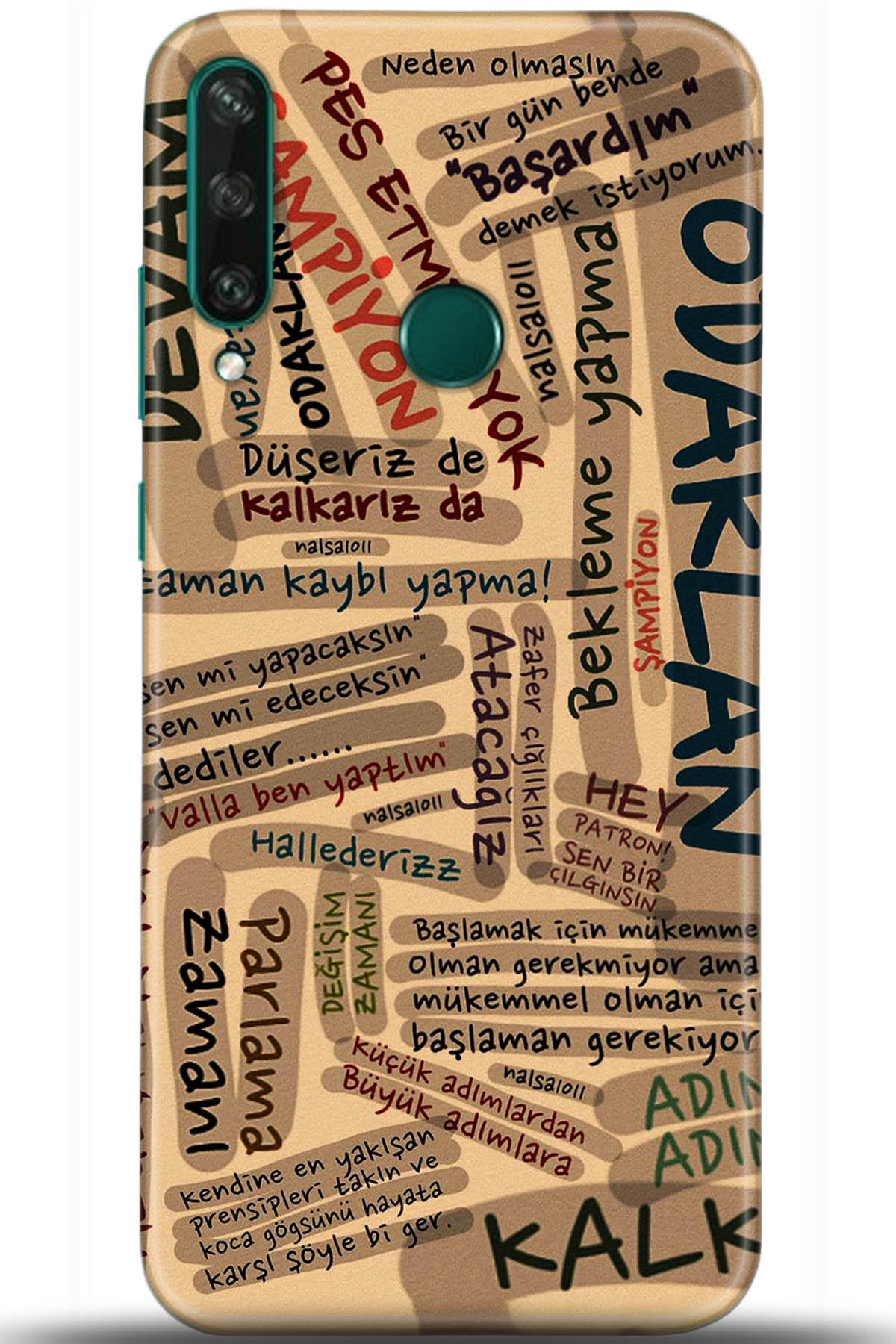 Huawei Y6P Uyumlu Kılıf HD Baskılı Kılıf - Followed Institution 5586