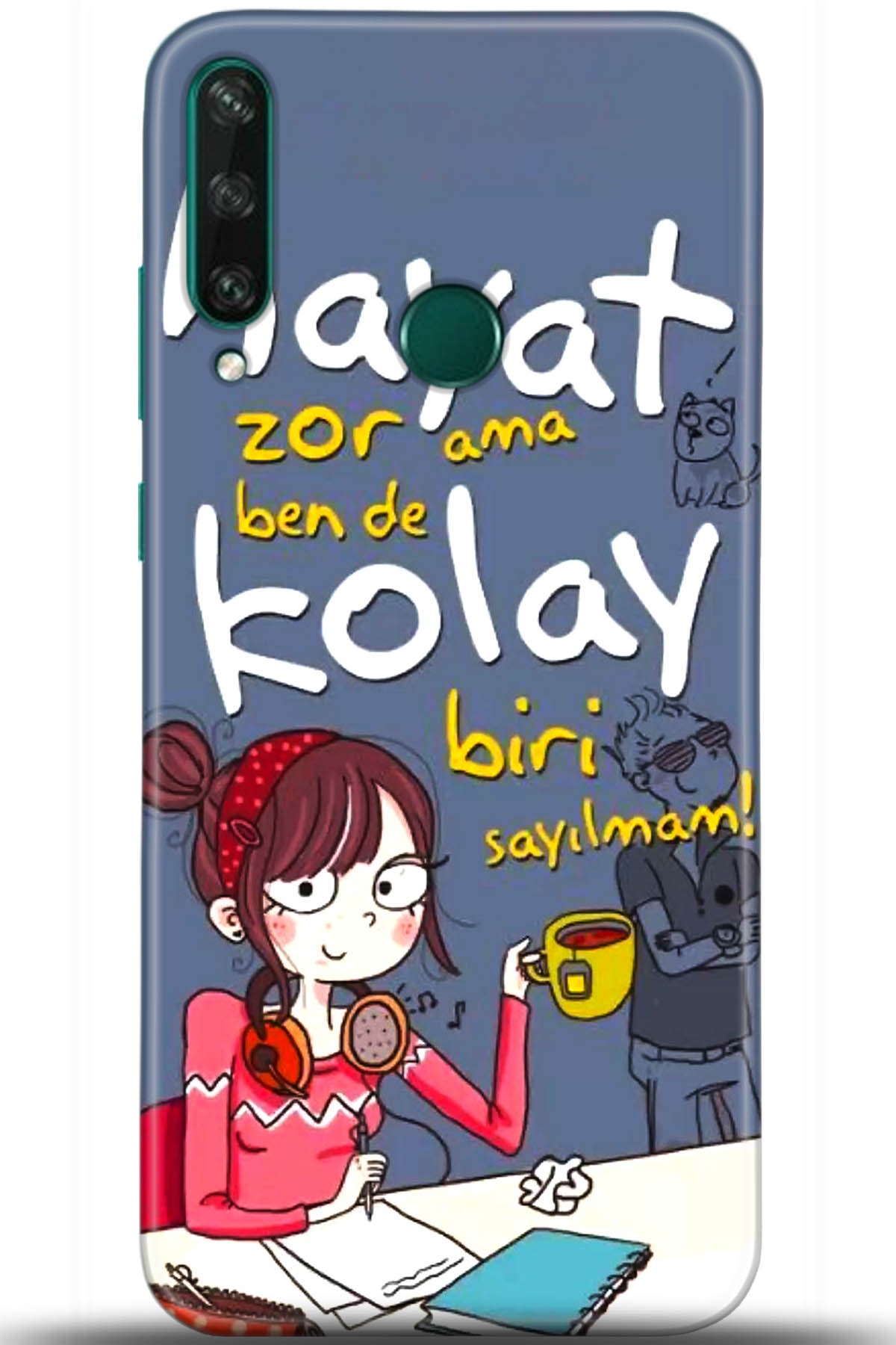 Huawei Y6P Uyumlu Kılıf HD Baskılı Kılıf - Followed Institution 5686