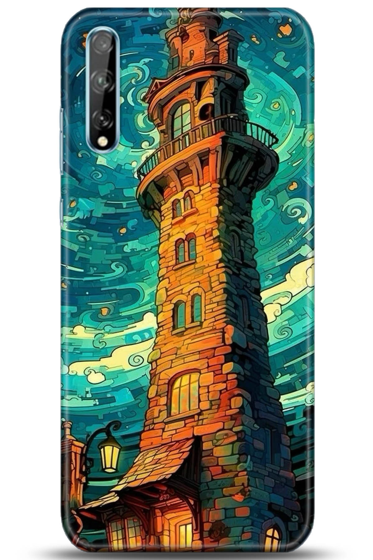 Huawei Y8P Uyumlu Kılıf HD Baskılı Kılıf - Followed Institution 5233