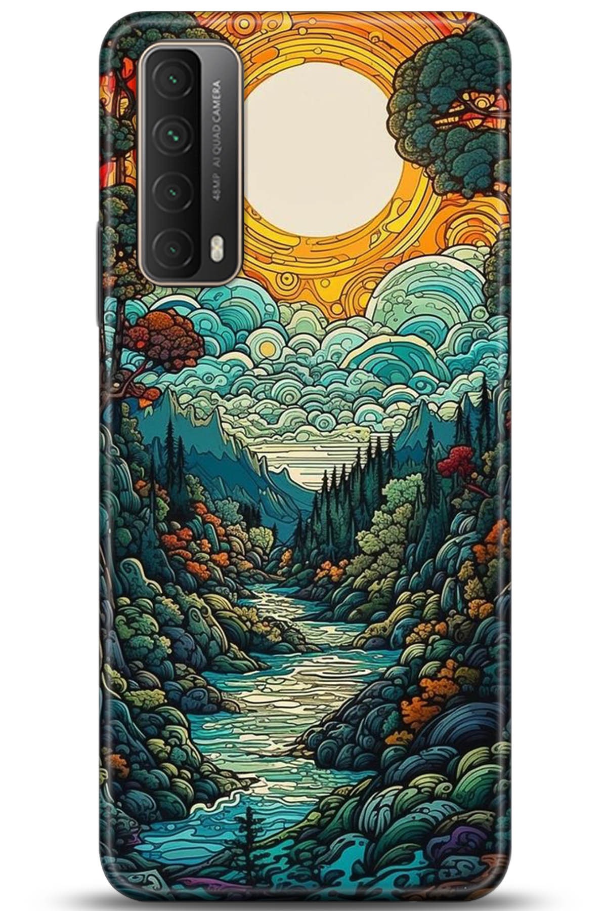 Huawei P Smart 2021 Uyumlu Kılıf HD Baskılı Kılıf - Followed Institution 5198