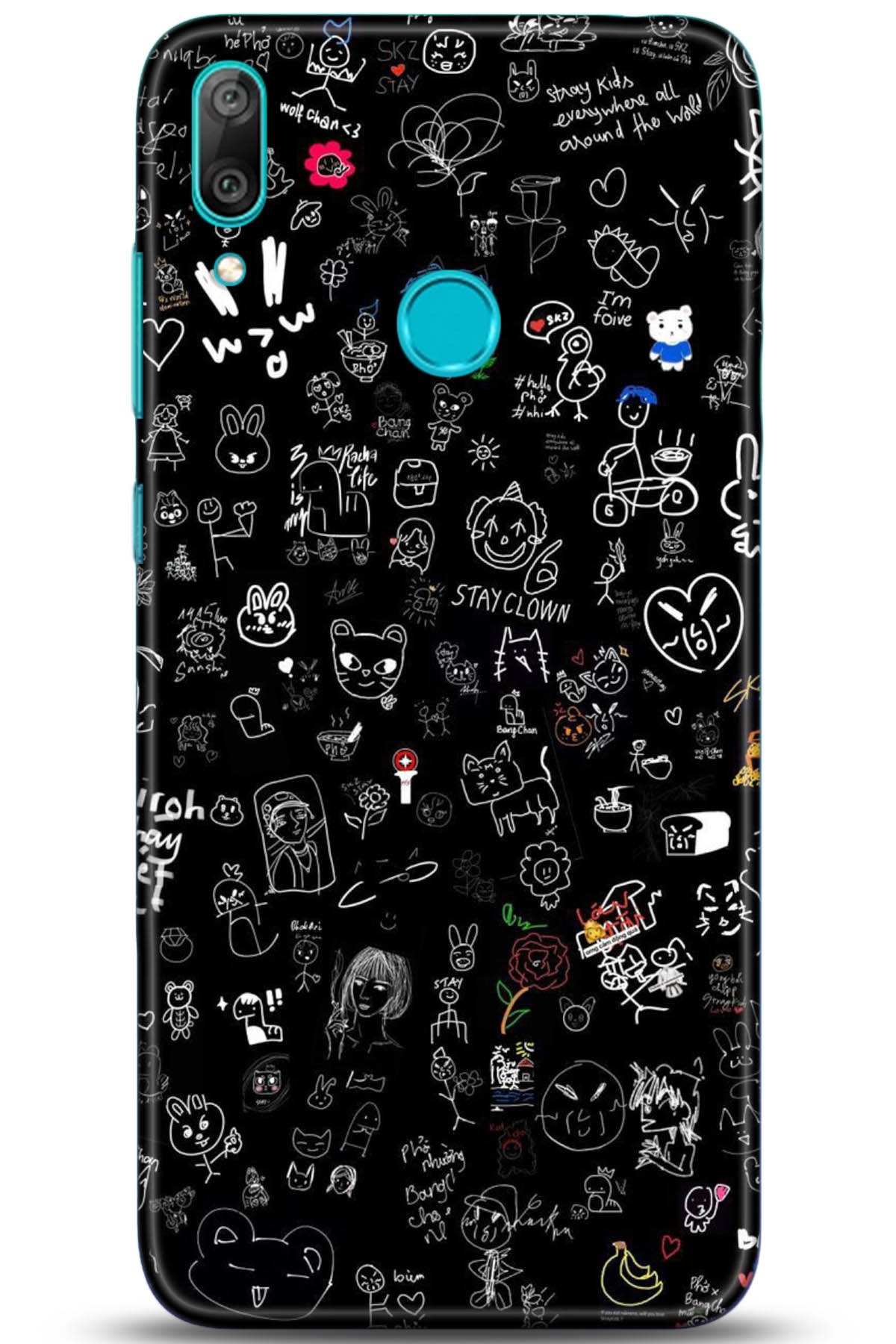 Huawei Y7 2019 Uyumlu Kılıf HD Baskılı Kılıf - Followed Institution 5143