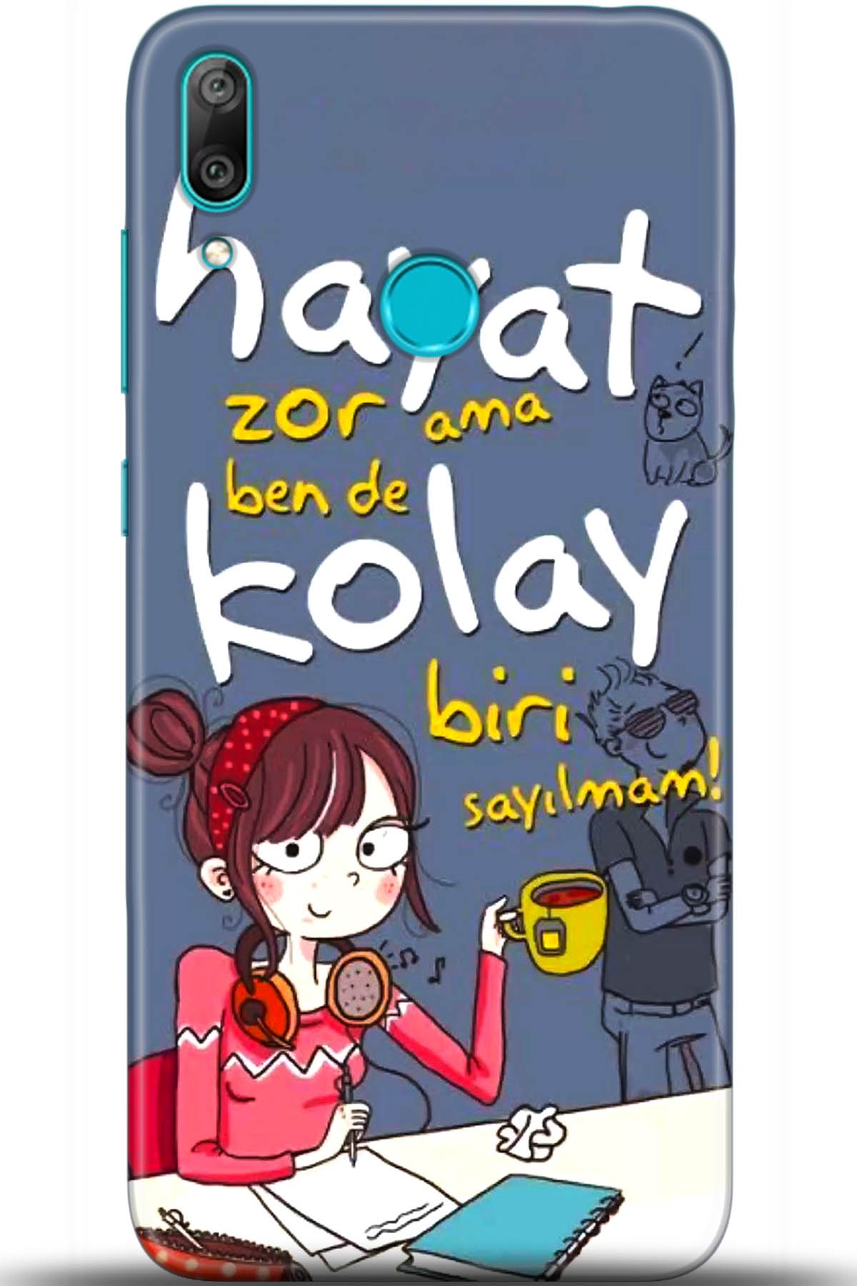 Huawei Y7 2019 Uyumlu Kılıf HD Baskılı Kılıf - Followed Institution 5686