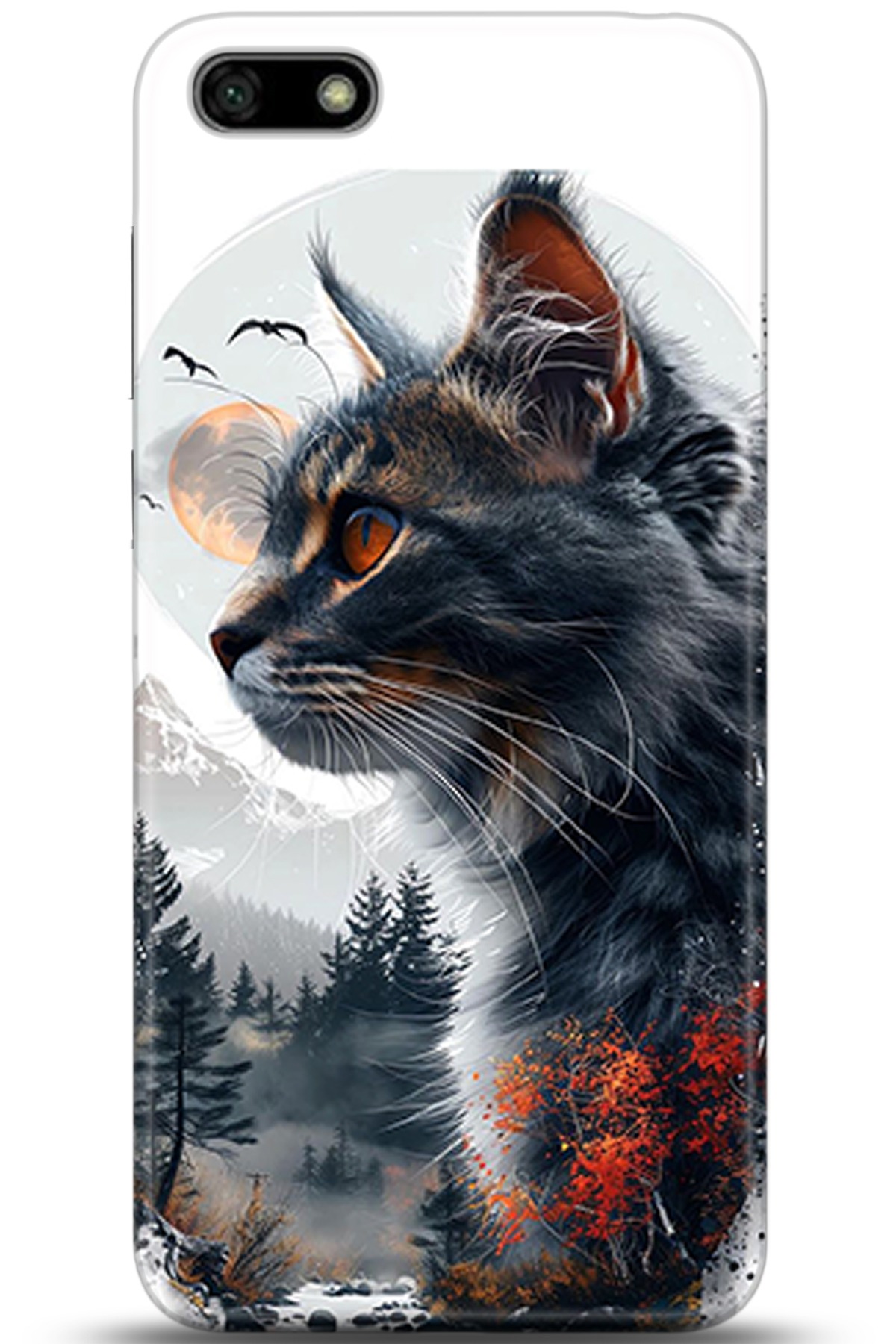 Huawei Y5 2018 Uyumlu Kılıf HD Baskılı Kılıf - Followed Institution 5319