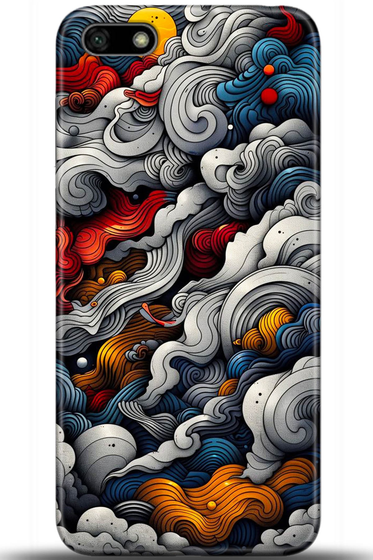 Huawei Y5 2018 Uyumlu Kılıf HD Baskılı Kılıf - Followed Institution 5436