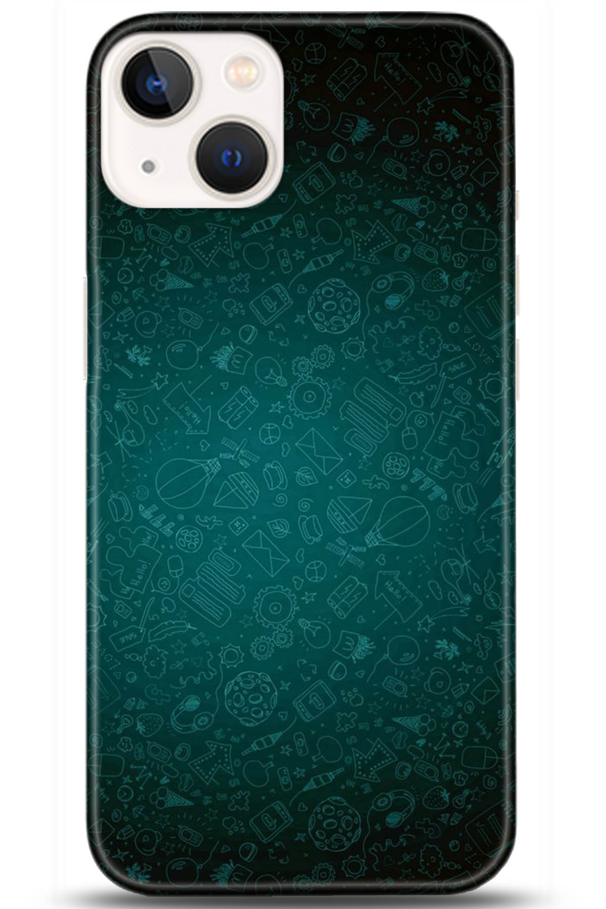 Apple iPhone 13 Kılıf HD Baskılı Kılıf - Followed Institution 5255