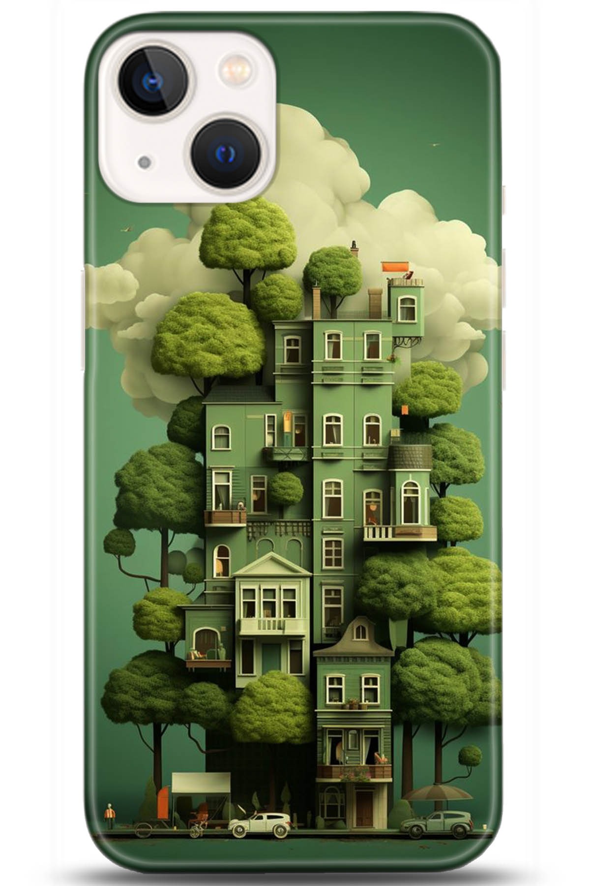 Apple iPhone 13 Kılıf HD Baskılı Kılıf - Followed Institution 5273