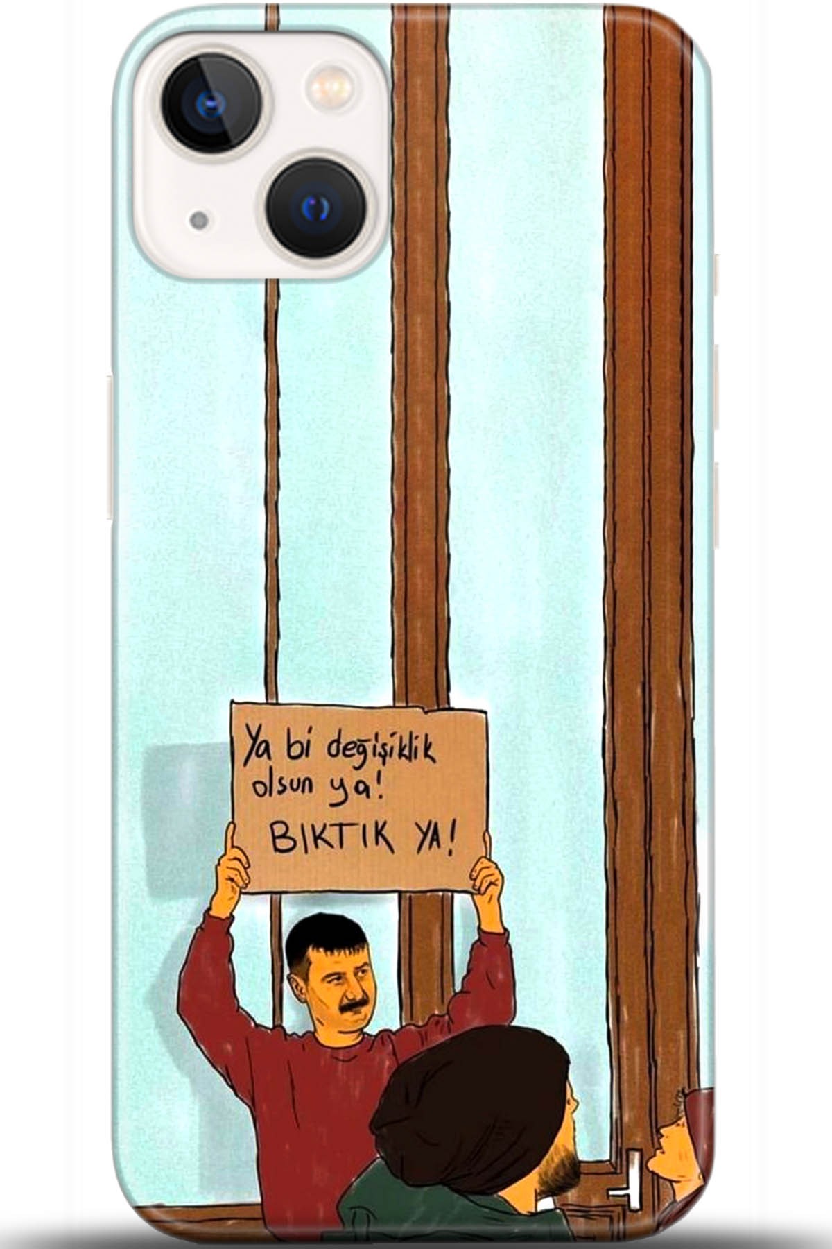 Apple iPhone 13 Uyumlu Kılıf HD Baskılı Kılıf - Followed Institution 5594